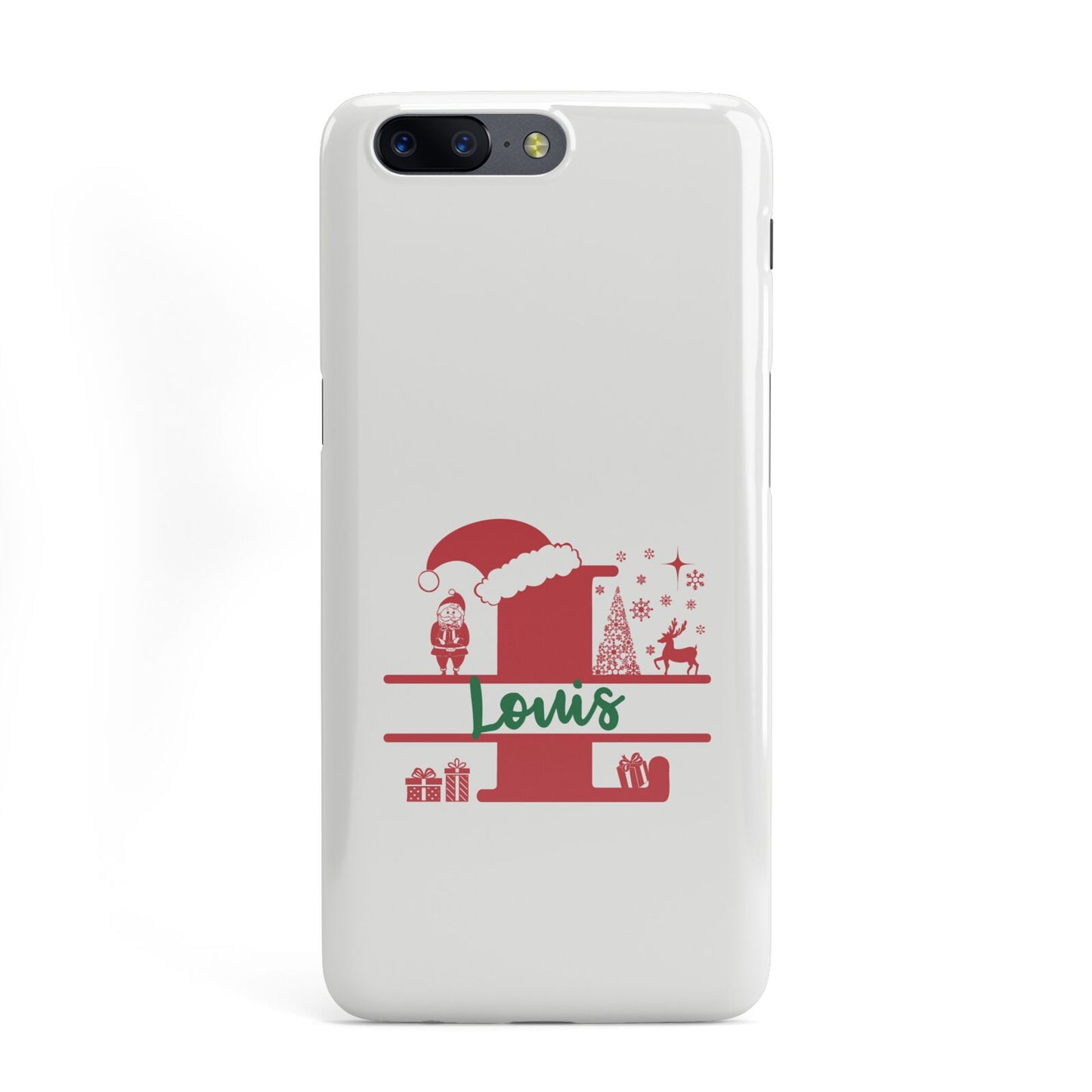 Personalised Christmas Monogram OnePlus Case