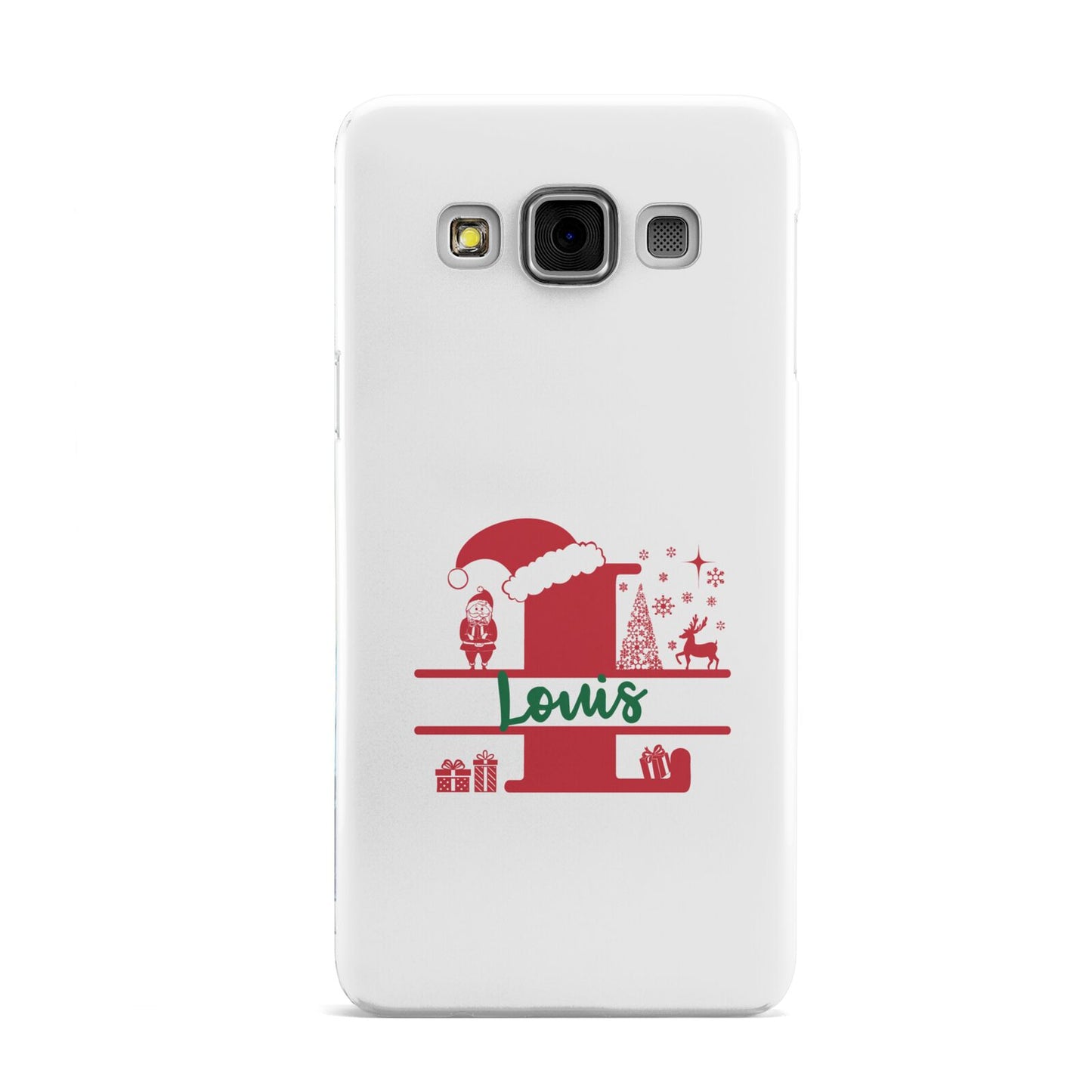 Personalised Christmas Monogram Samsung Galaxy A3 Case