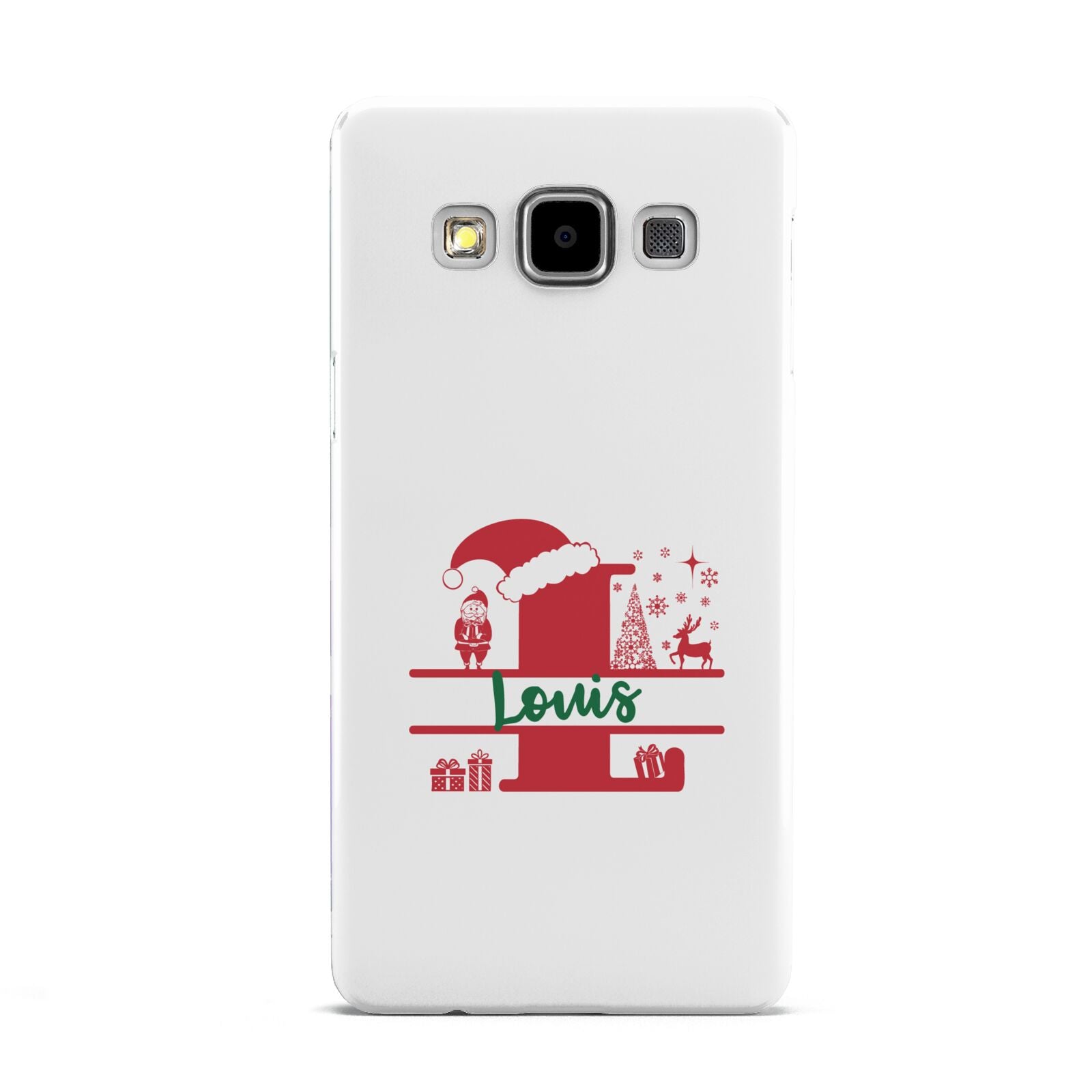 Personalised Christmas Monogram Samsung Galaxy A5 Case