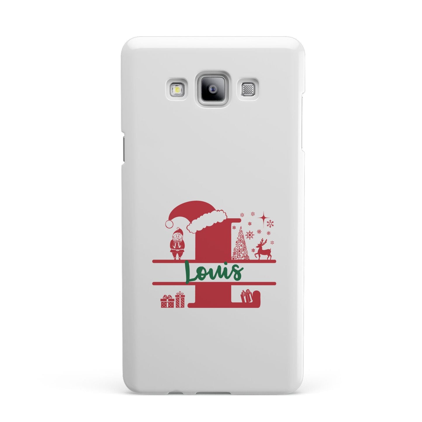 Personalised Christmas Monogram Samsung Galaxy A7 2015 Case