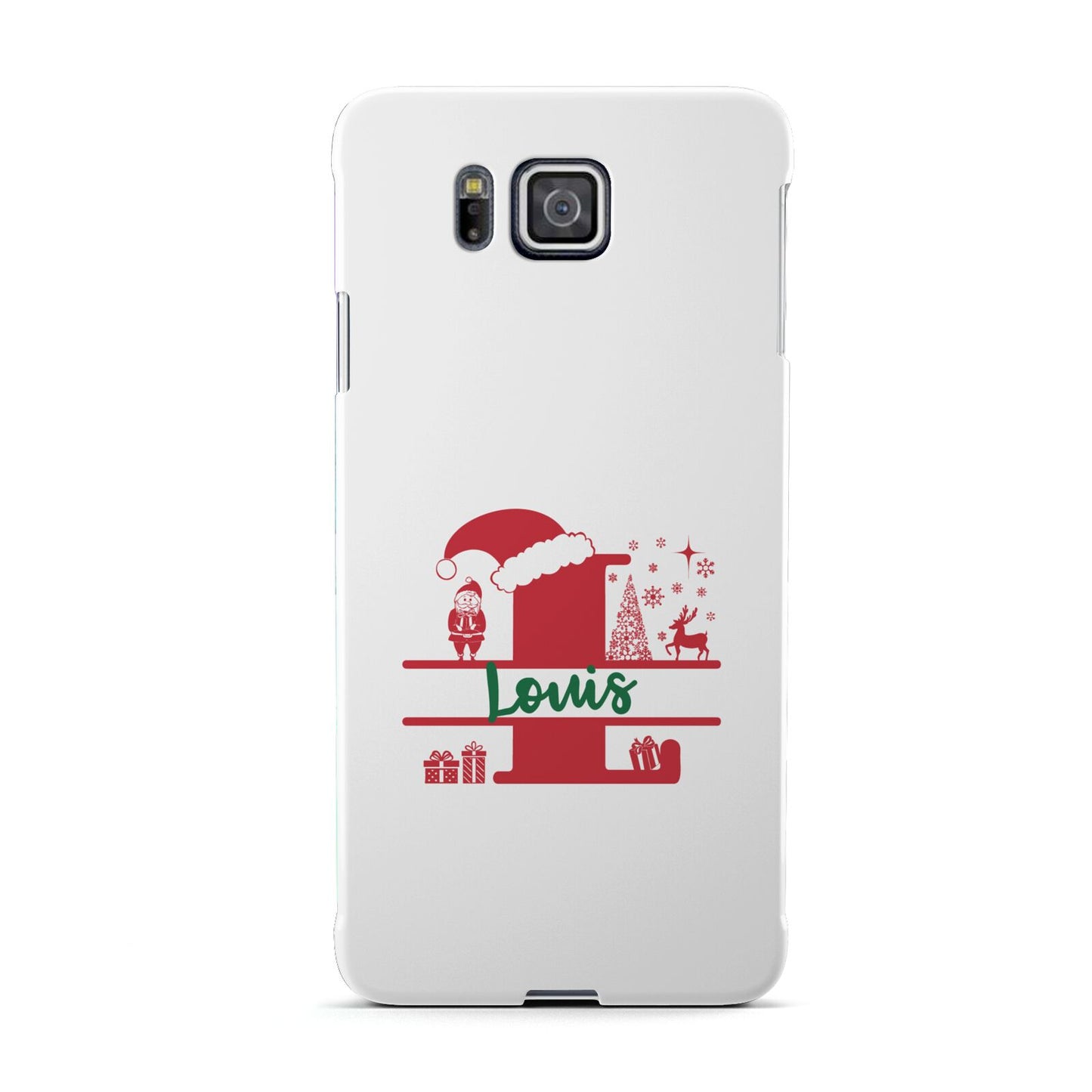 Personalised Christmas Monogram Samsung Galaxy Alpha Case