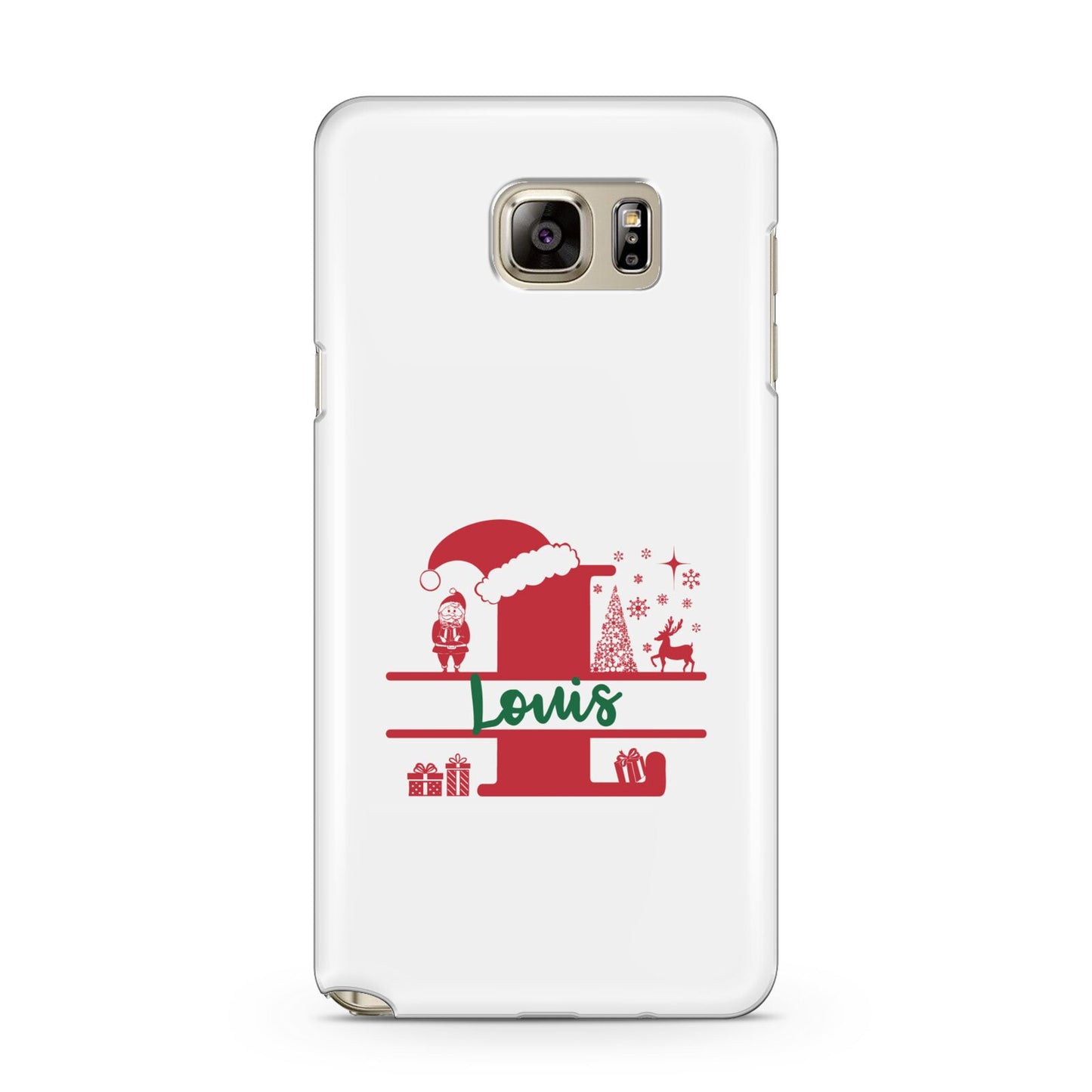 Personalised Christmas Monogram Samsung Galaxy Note 5 Case