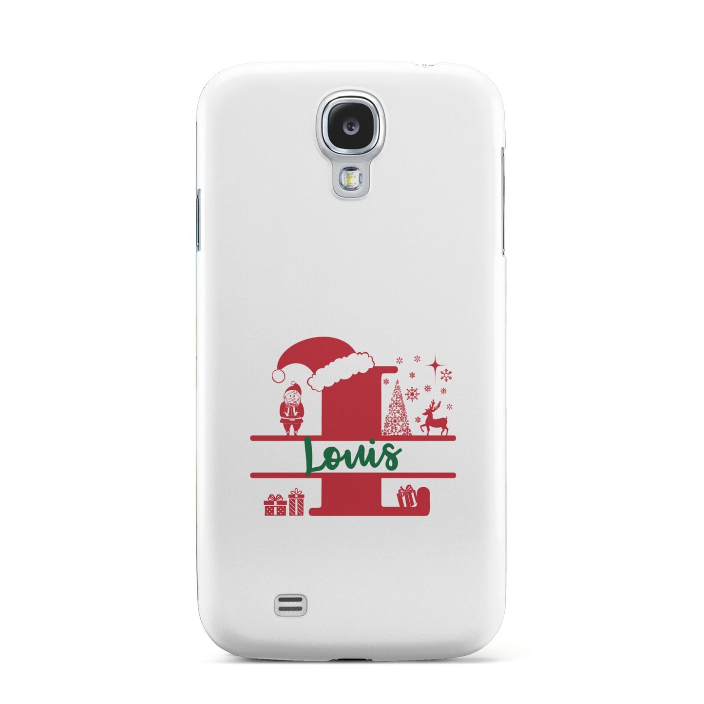 Personalised Christmas Monogram Samsung Galaxy S4 Case