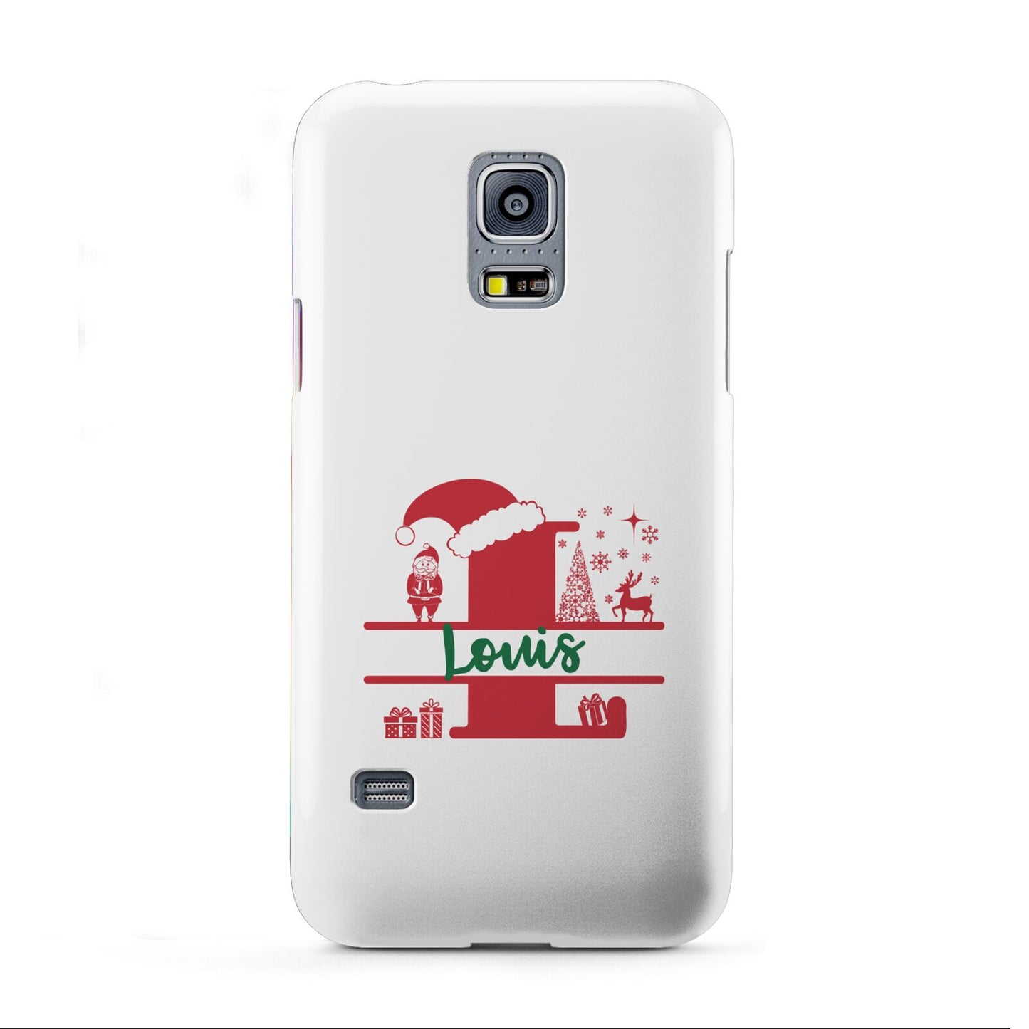 Personalised Christmas Monogram Samsung Galaxy S5 Mini Case