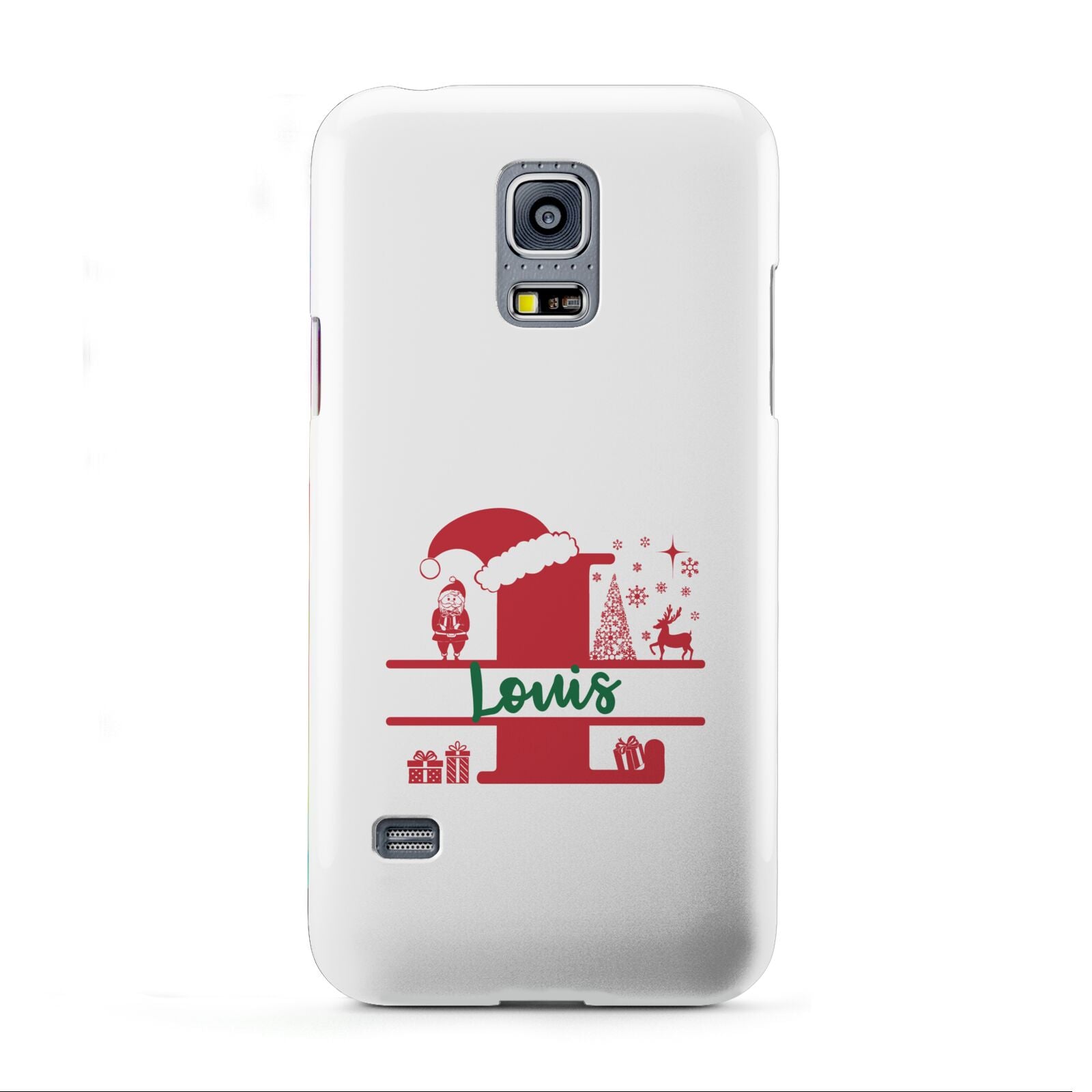 Personalised Christmas Monogram Samsung Galaxy S5 Mini Case