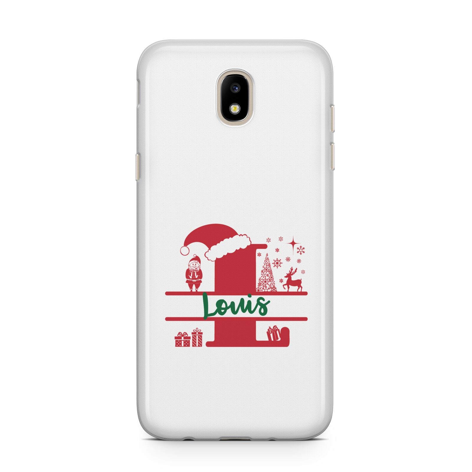 Personalised Christmas Monogram Samsung J5 2017 Case