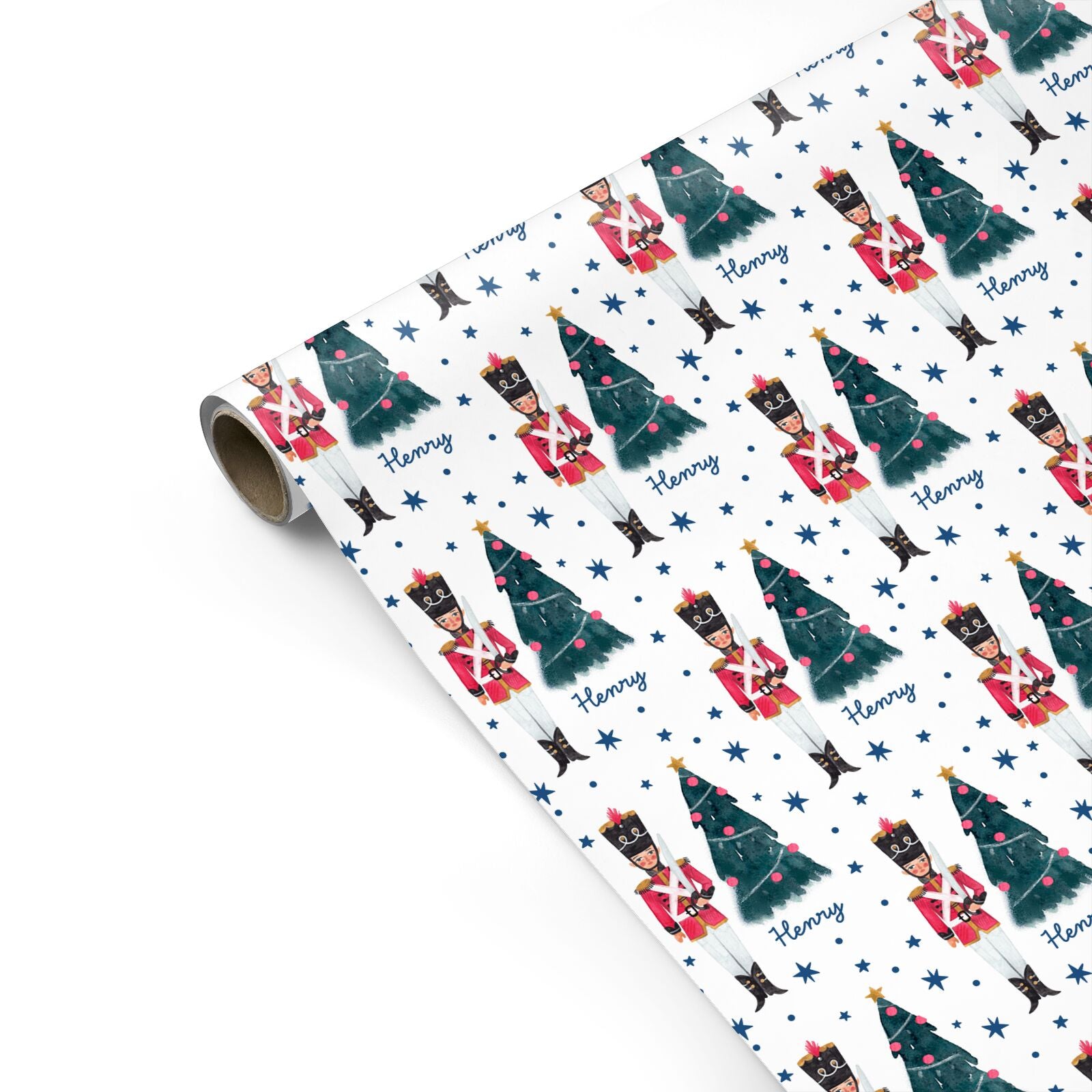 Personalised Christmas Nutcracker Personalised Gift Wrap