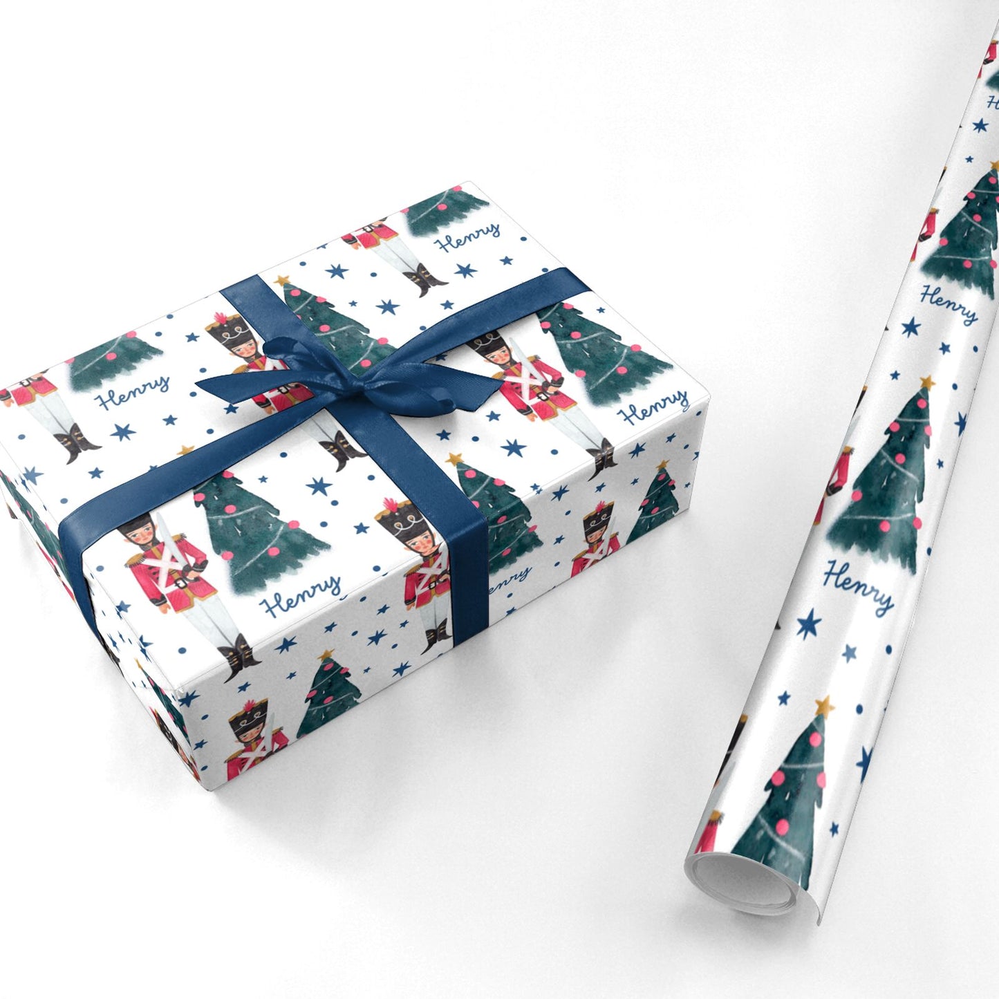 Personalised Christmas Nutcracker Personalised Wrapping Paper