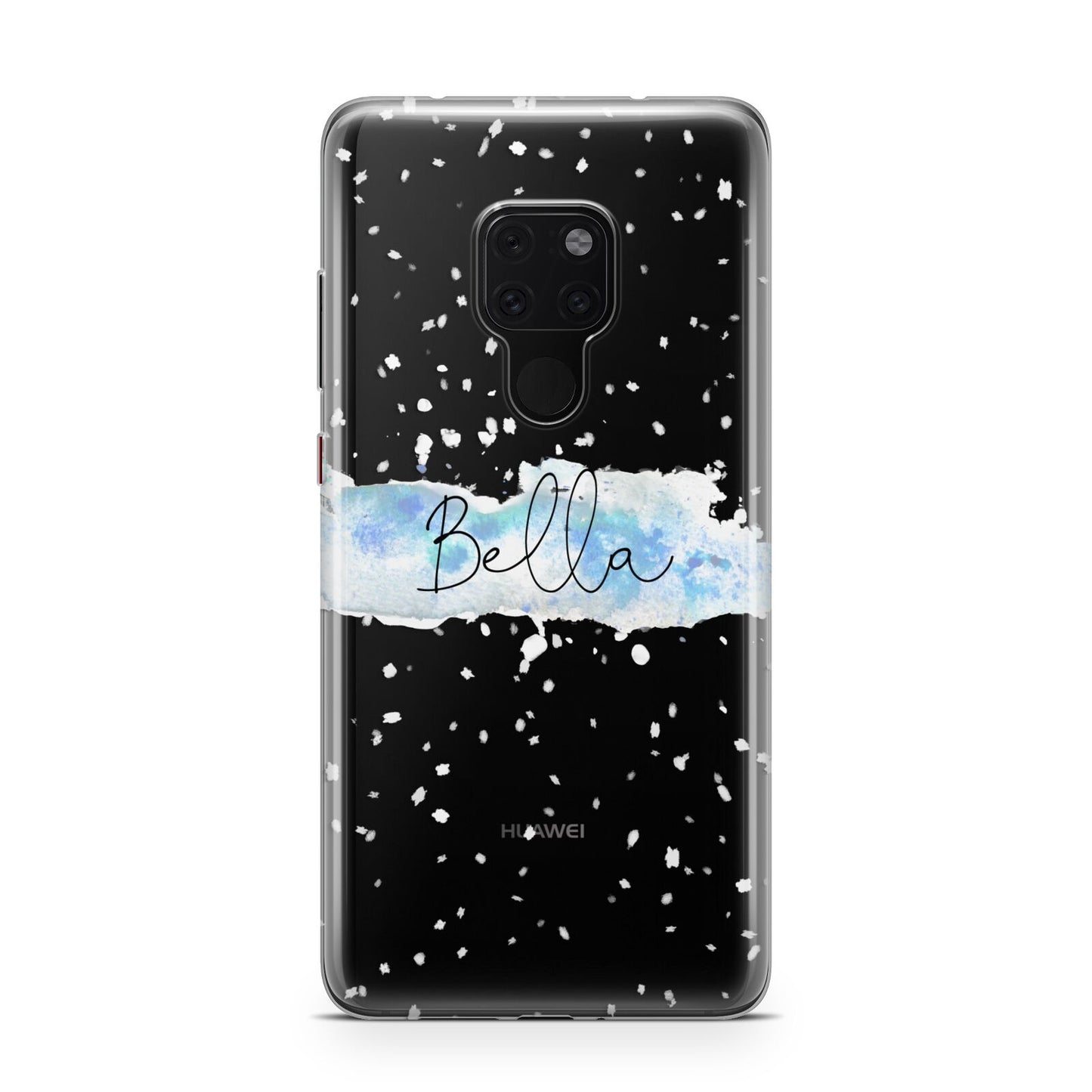 Personalised Christmas Snow fall Huawei Mate 20 Phone Case