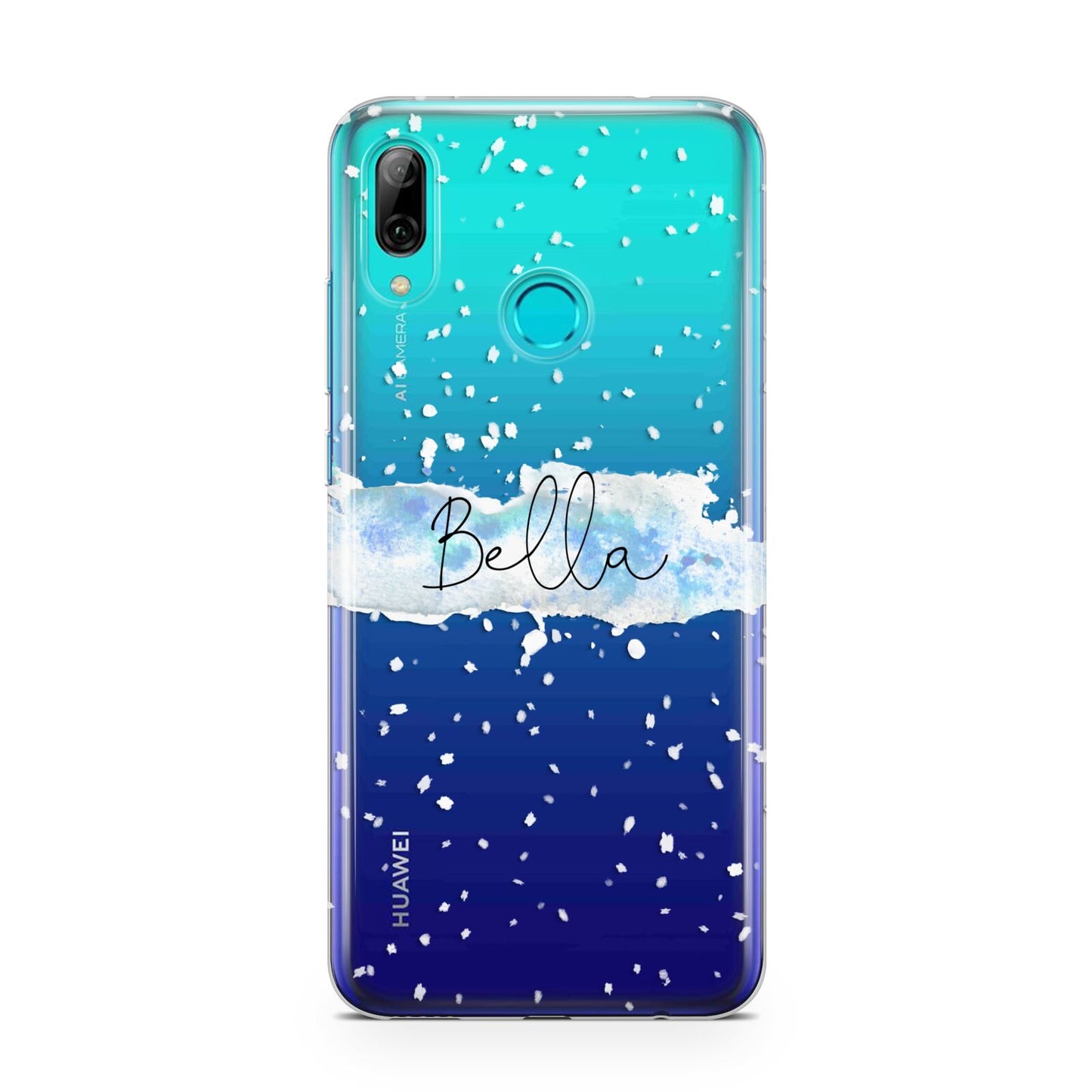 Personalised Christmas Snow fall Huawei P Smart 2019 Case