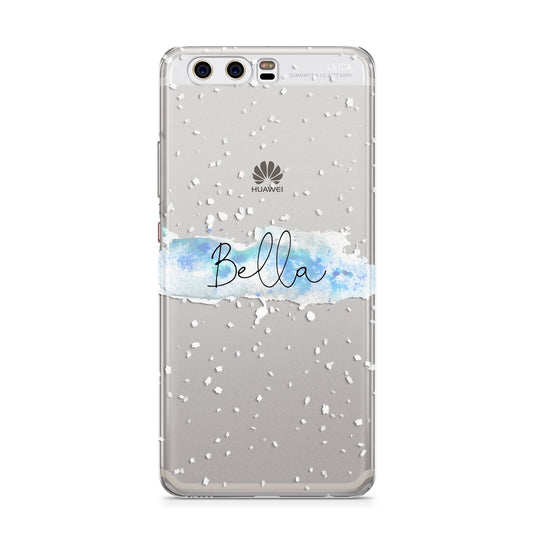 Personalised Christmas Snow fall Huawei P10 Phone Case