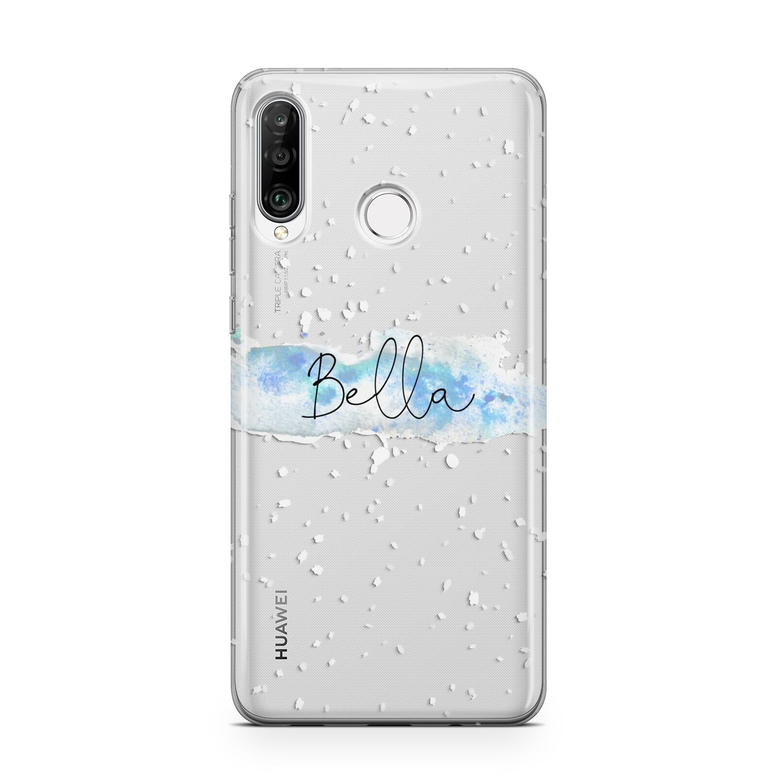 Personalised Christmas Snow fall Huawei P30 Lite Phone Case