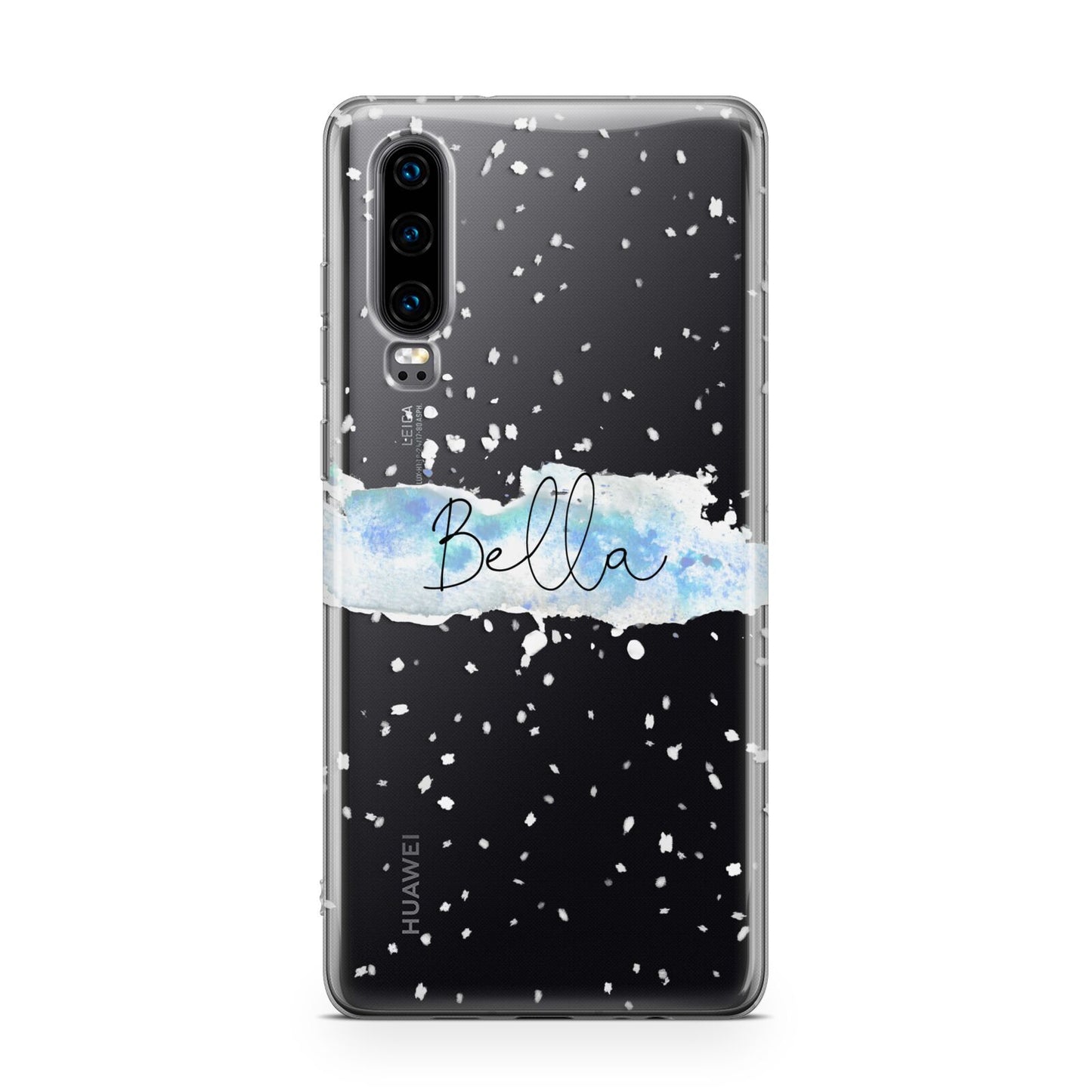 Personalised Christmas Snow fall Huawei P30 Phone Case