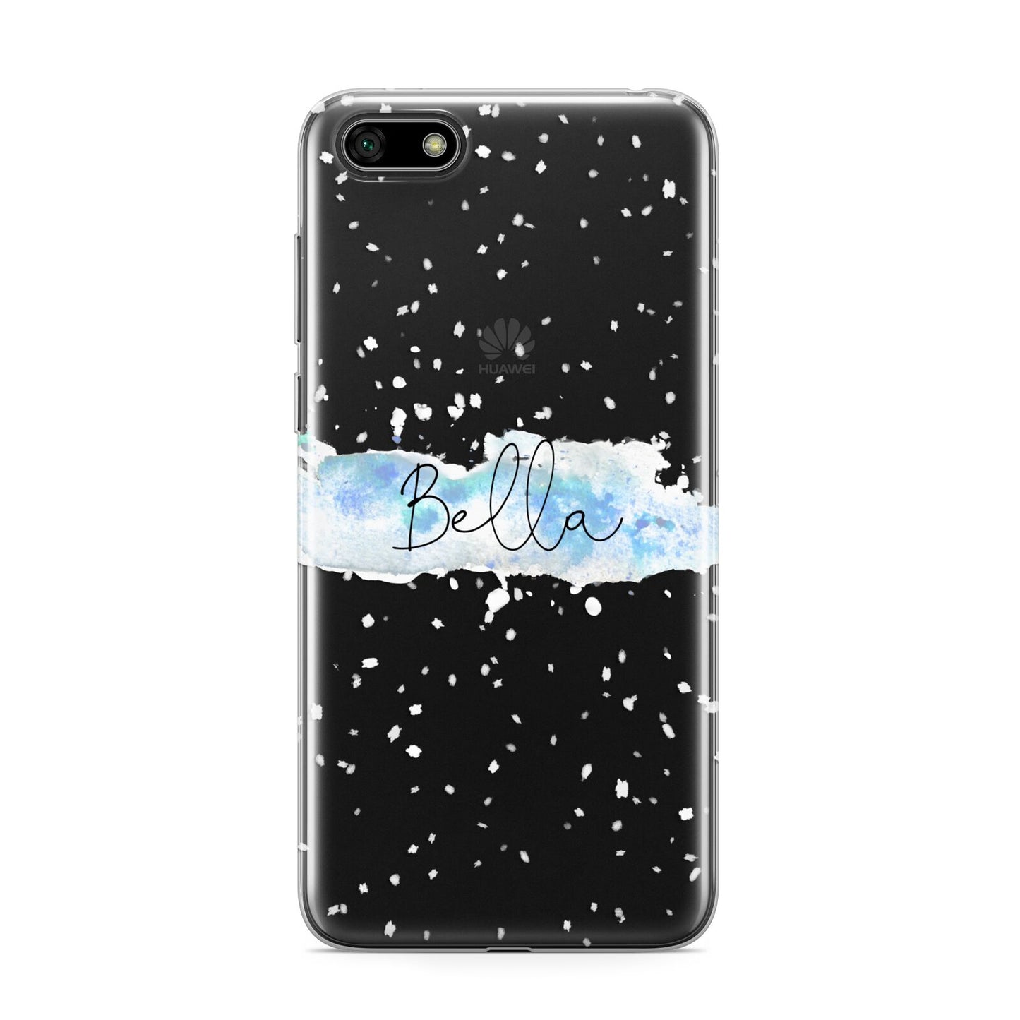 Personalised Christmas Snow fall Huawei Y5 Prime 2018 Phone Case