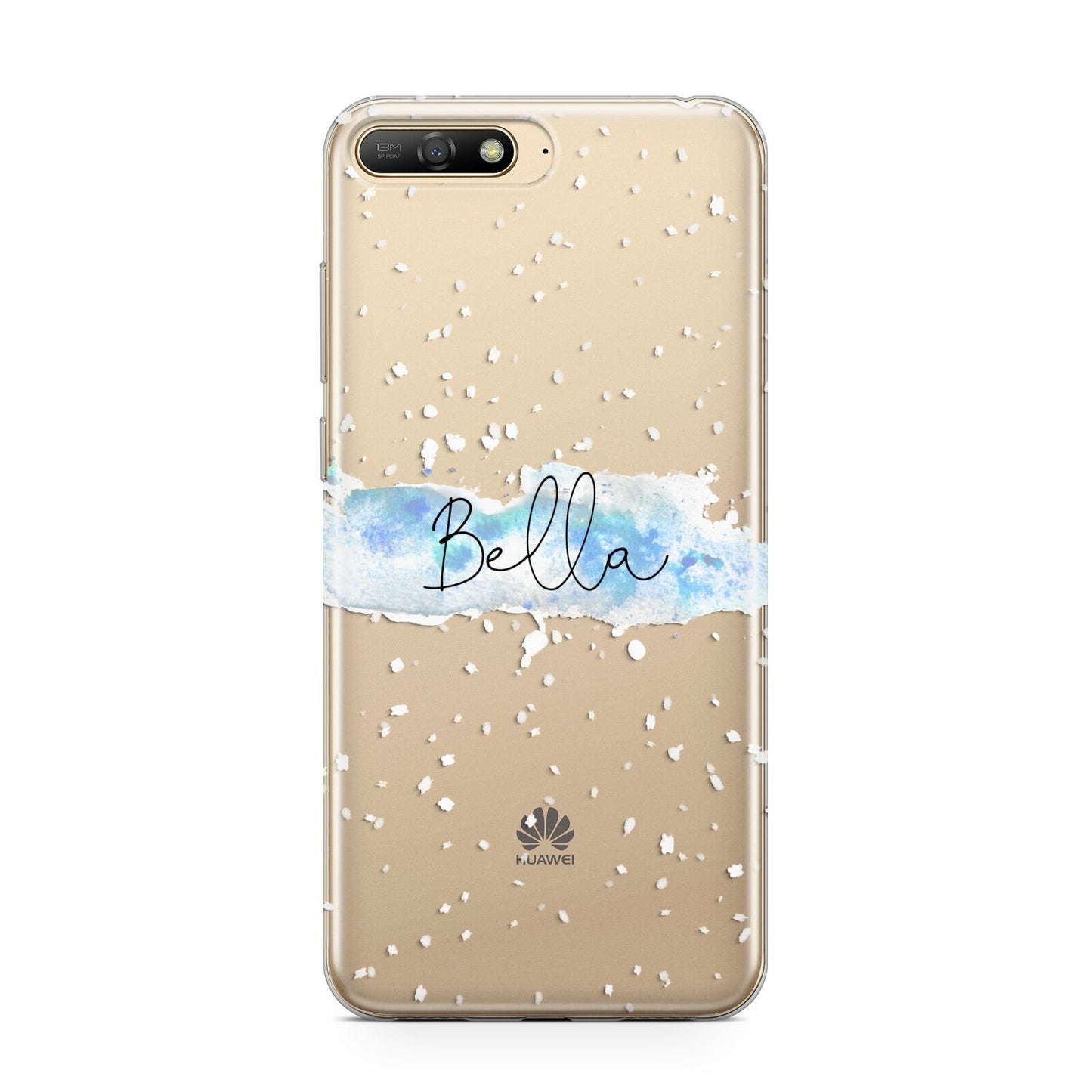 Personalised Christmas Snow fall Huawei Y6 2018