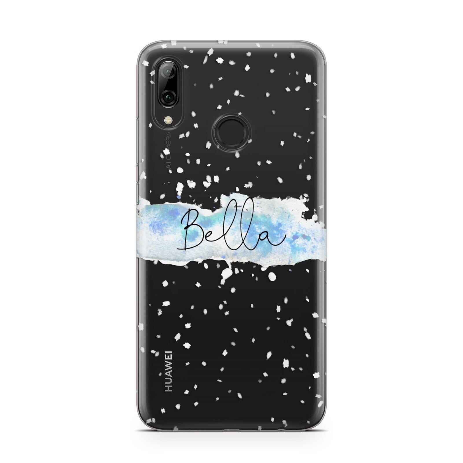 Personalised Christmas Snow fall Huawei Y7 2019