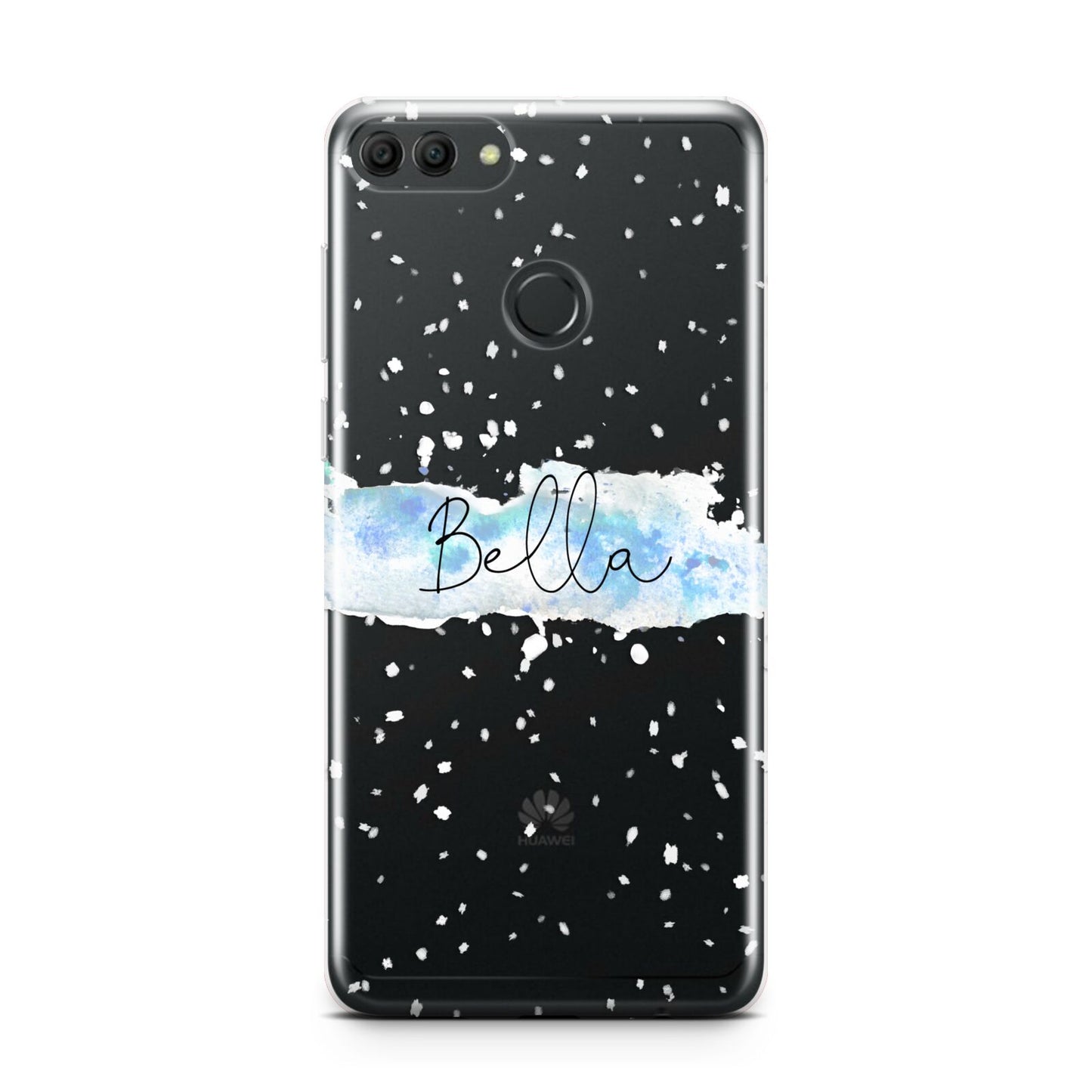 Personalised Christmas Snow fall Huawei Y9 2018