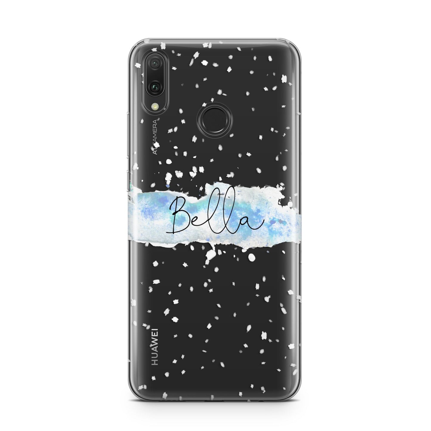 Personalised Christmas Snow fall Huawei Y9 2019