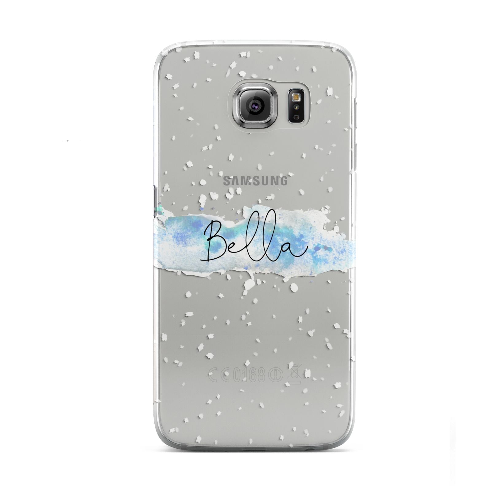 Personalised Christmas Snow fall Samsung Galaxy S6 Case