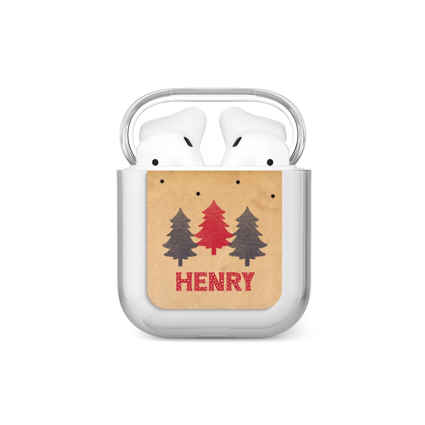 Personalised Christmas Tree AirPods Case