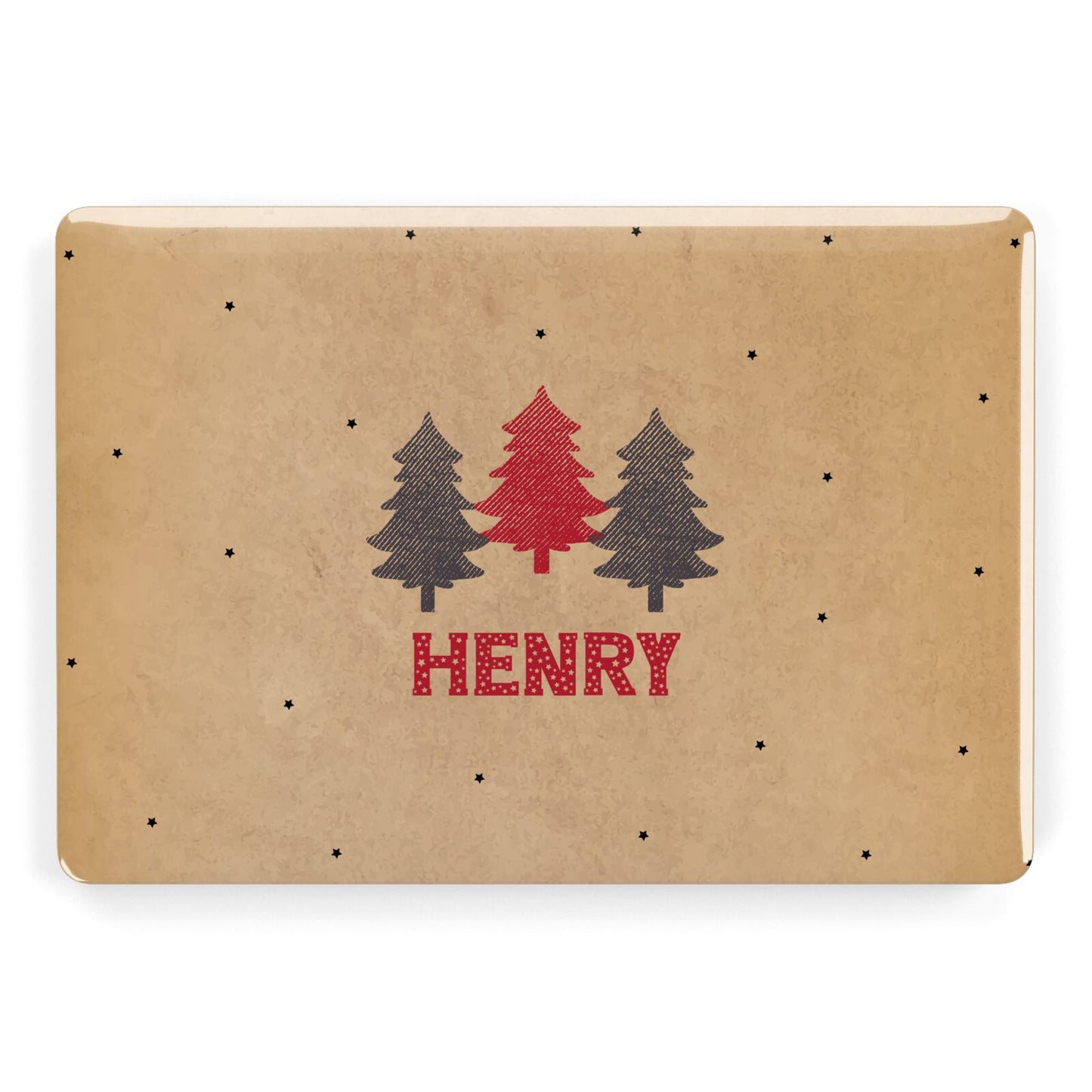 Personalised Christmas Tree Apple MacBook Case