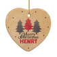 Personalised Christmas Tree Heart Decoration