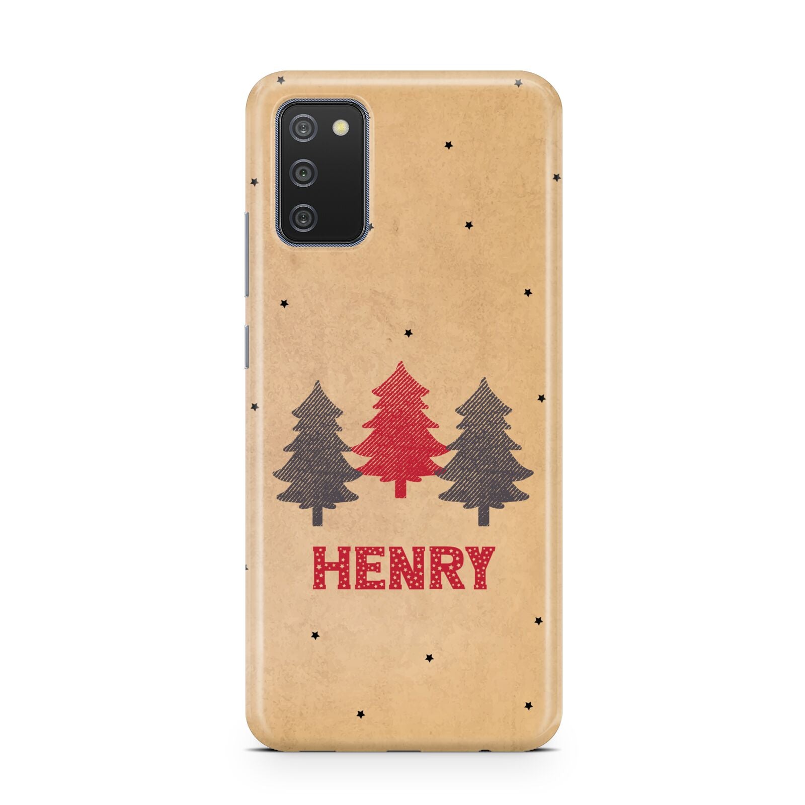 Personalised Christmas Tree Samsung A02s Case