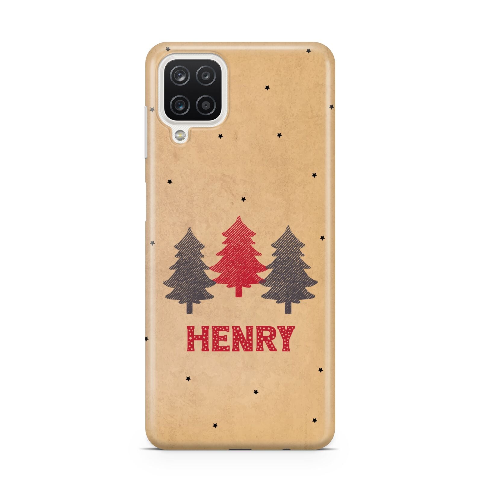 Personalised Christmas Tree Samsung A12 Case