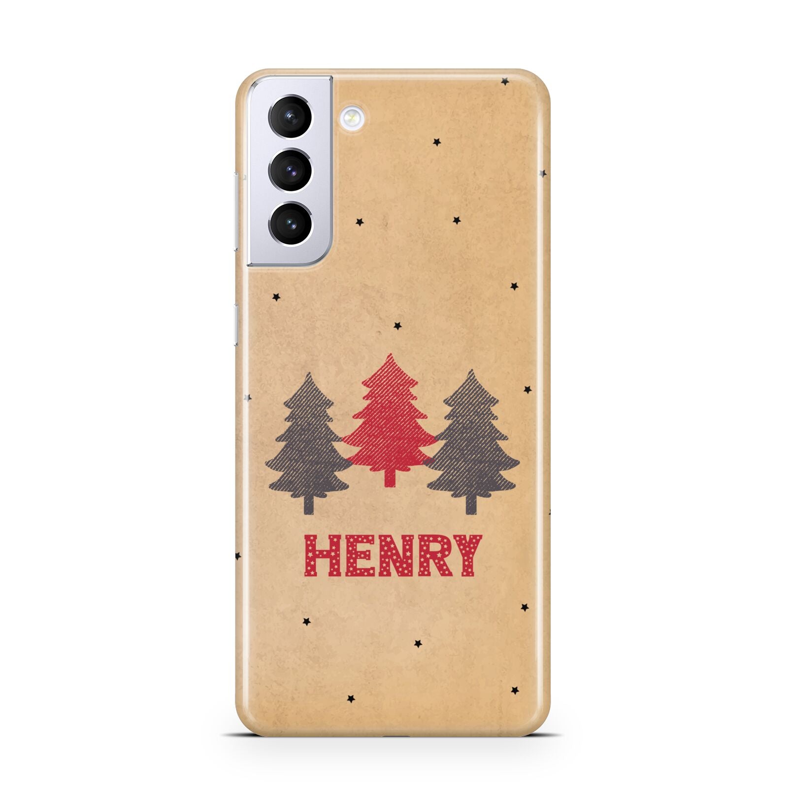 Personalised Christmas Tree Samsung S21 Plus Case