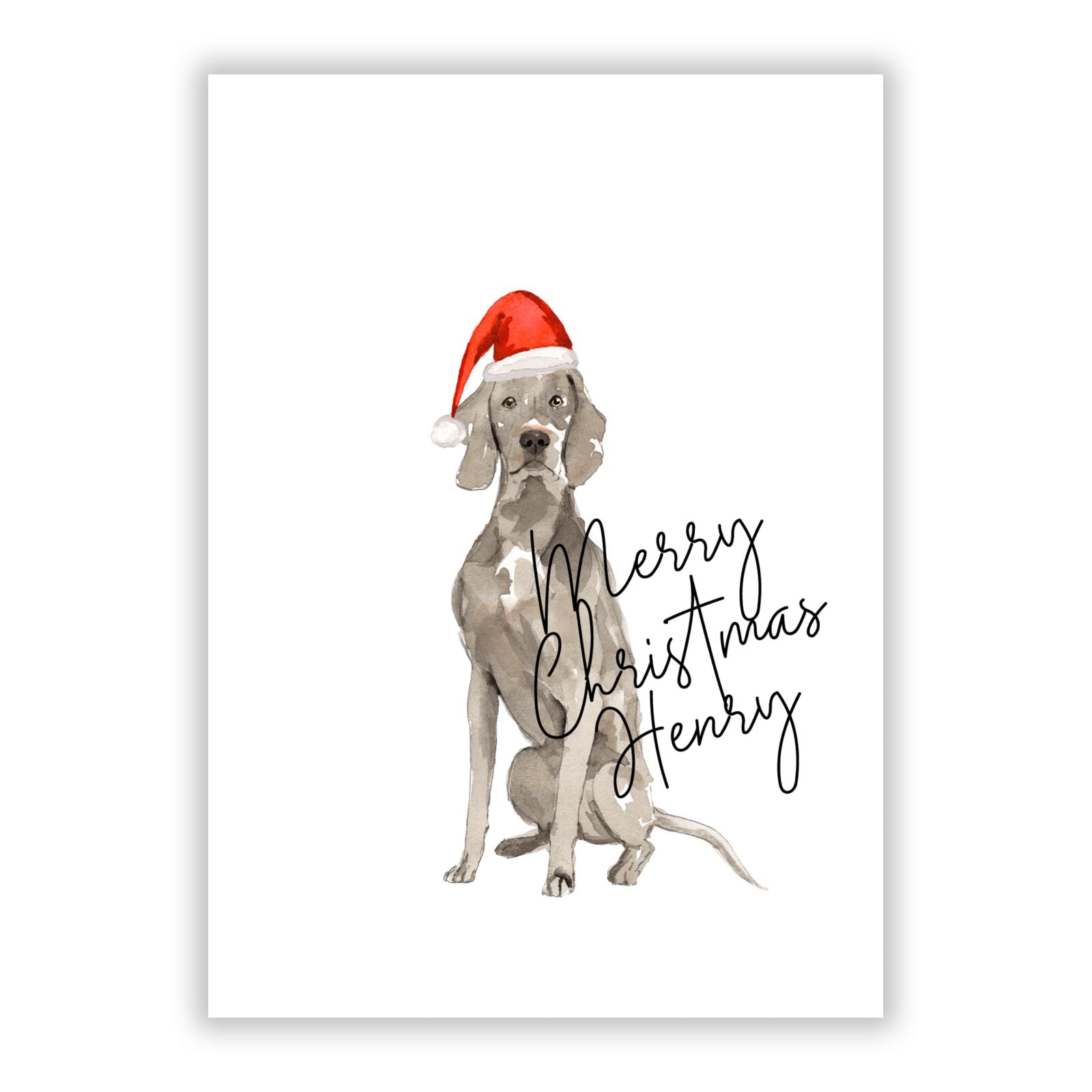 Christmas weimaraner best sale