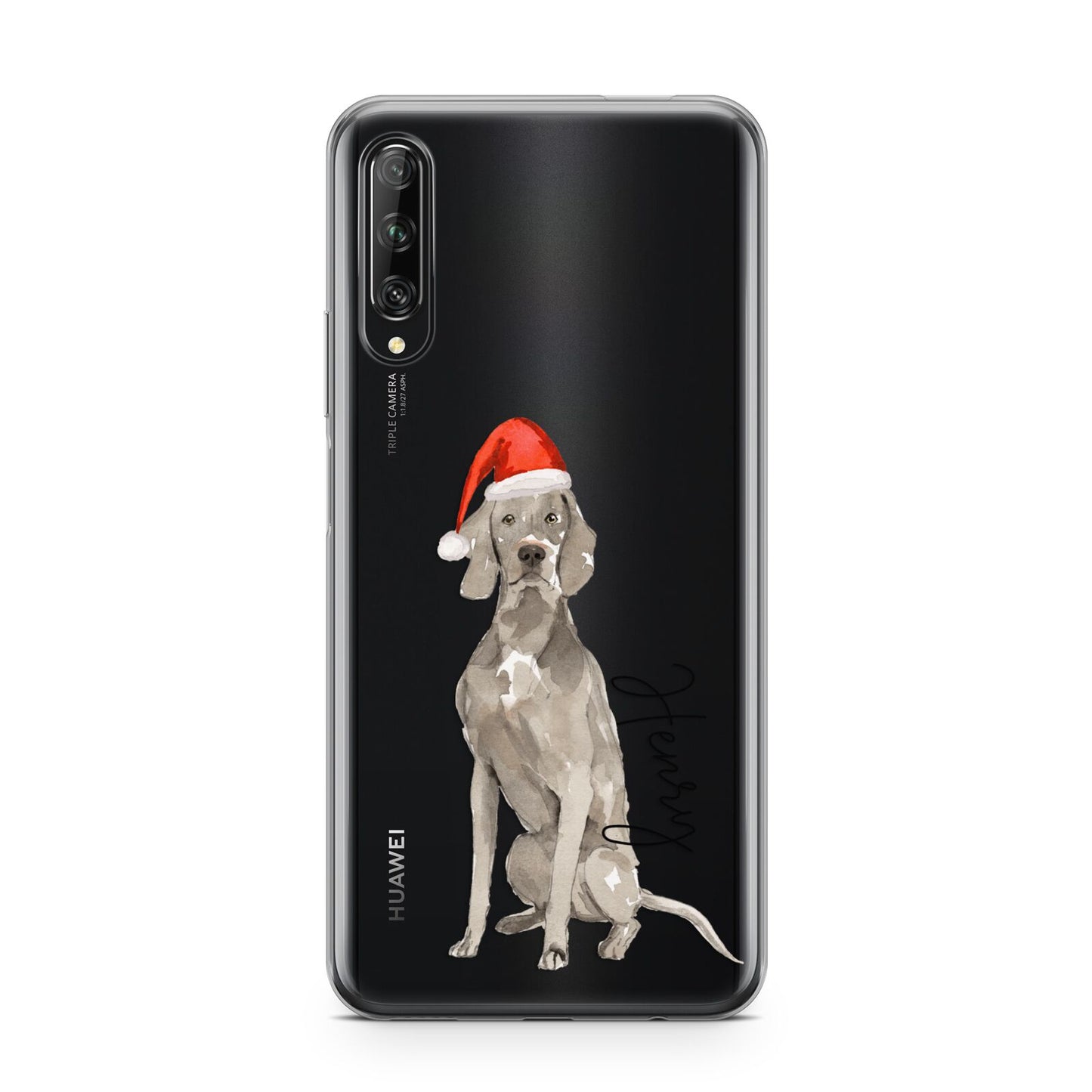 Personalised Christmas Weimaraner Huawei P Smart Pro 2019