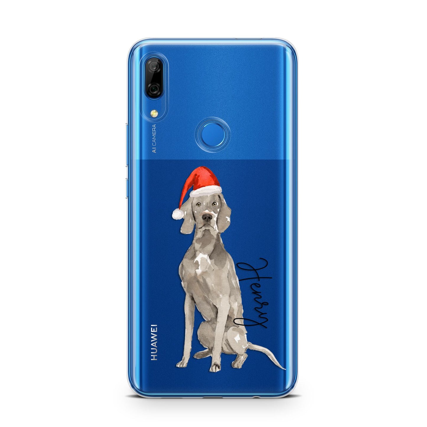 Personalised Christmas Weimaraner Huawei P Smart Z