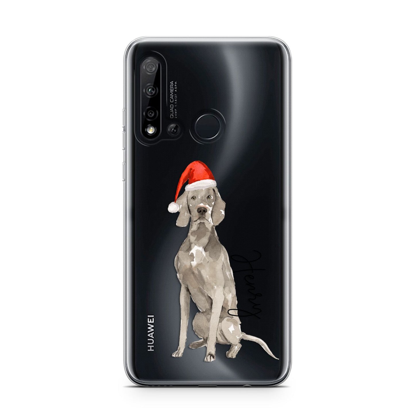 Personalised Christmas Weimaraner Huawei P20 Lite 5G Phone Case
