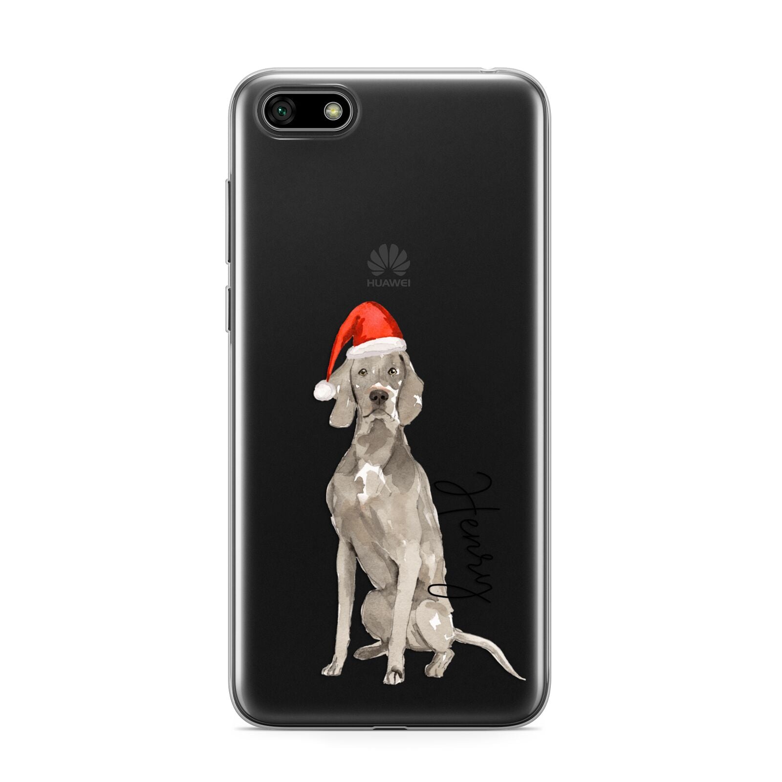 Personalised Christmas Weimaraner Huawei Y5 Prime 2018 Phone Case