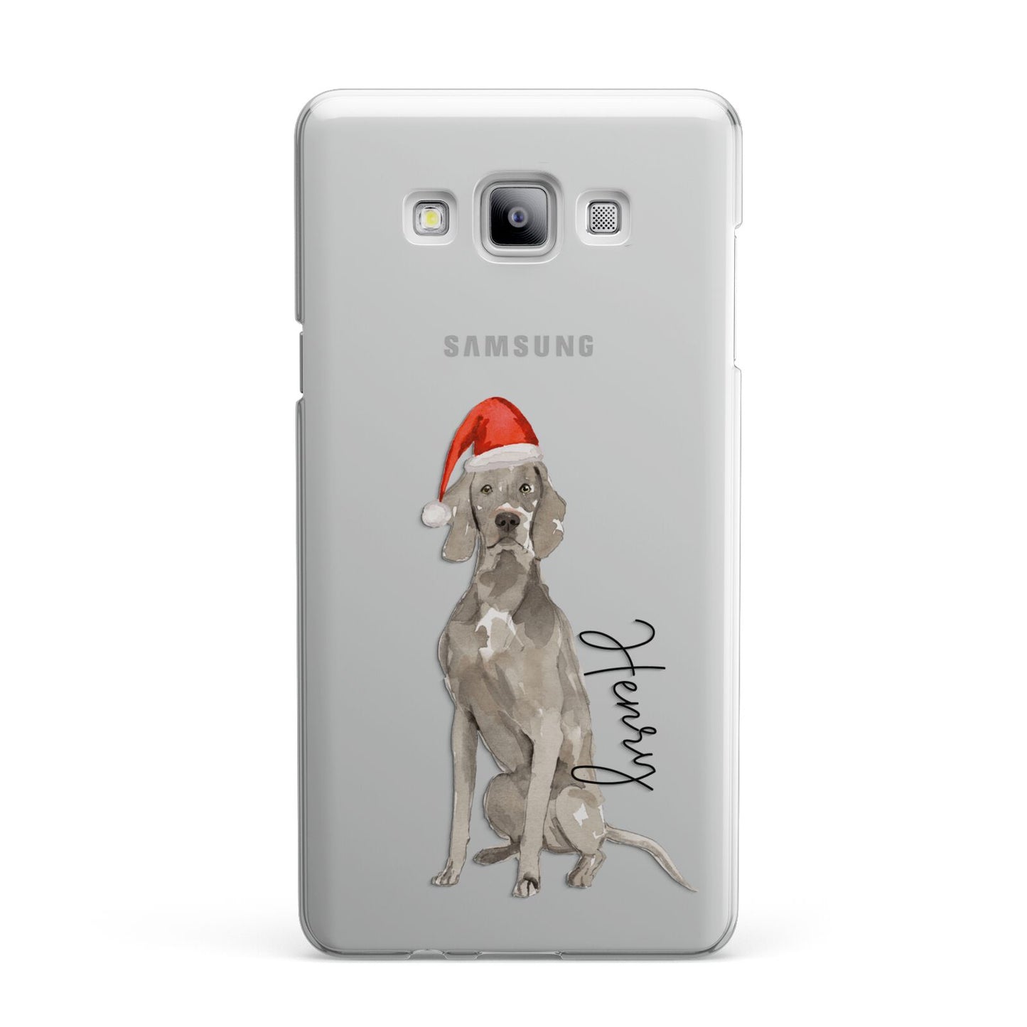 Personalised Christmas Weimaraner Samsung Galaxy A7 2015 Case