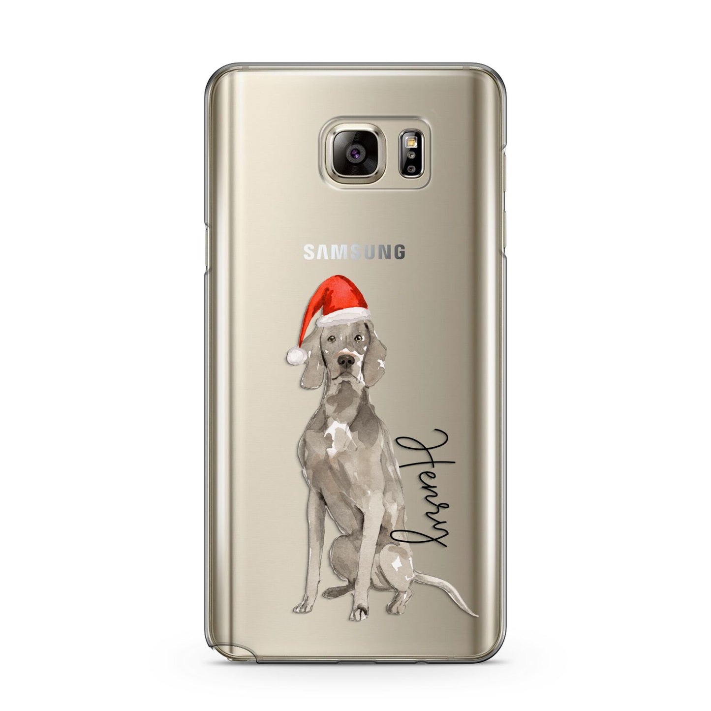 Personalised Christmas Weimaraner Samsung Galaxy Note 5 Case