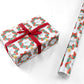 Personalised Christmas Wreath Personalised Wrapping Paper