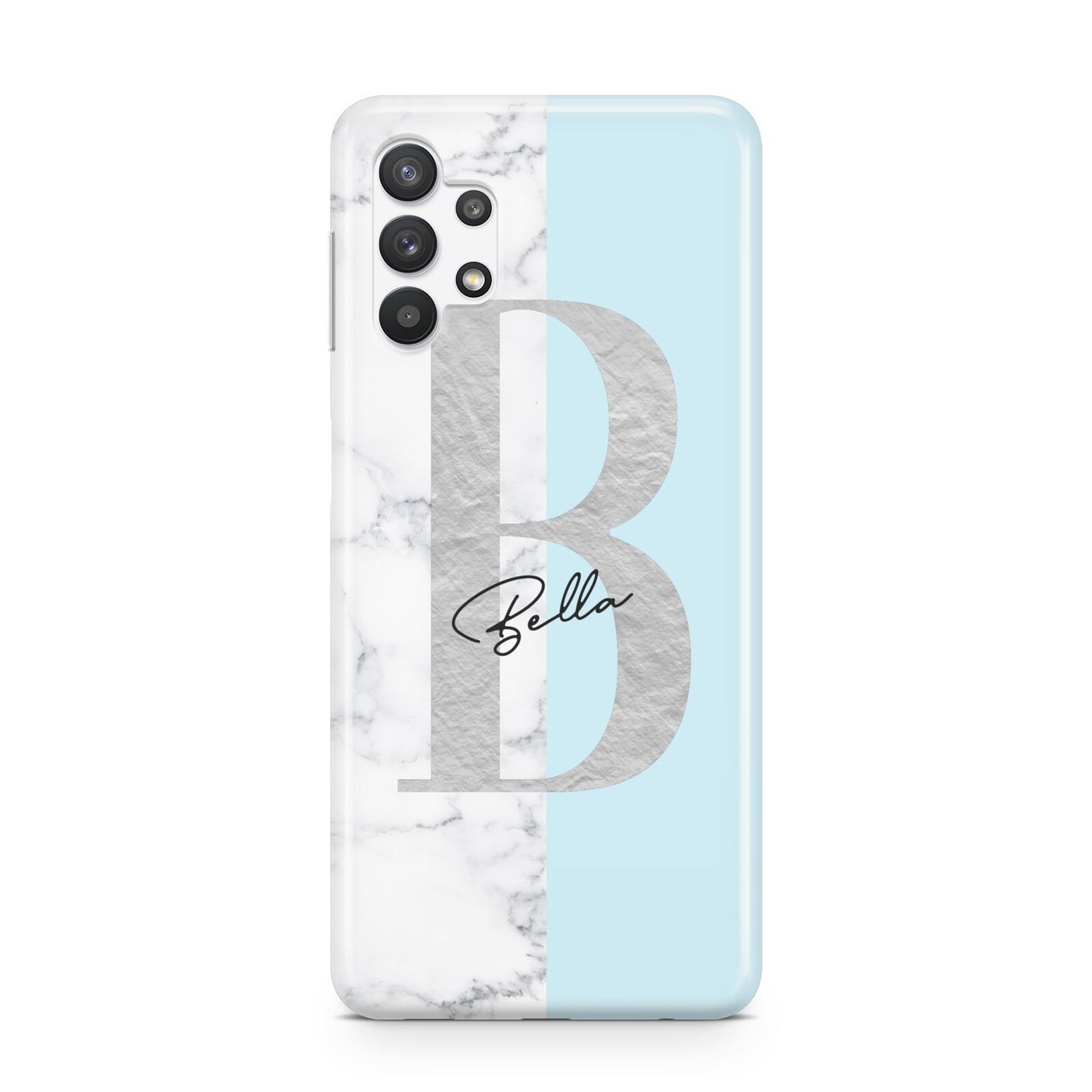 Personalised Chrome Marble Samsung A32 5G Case