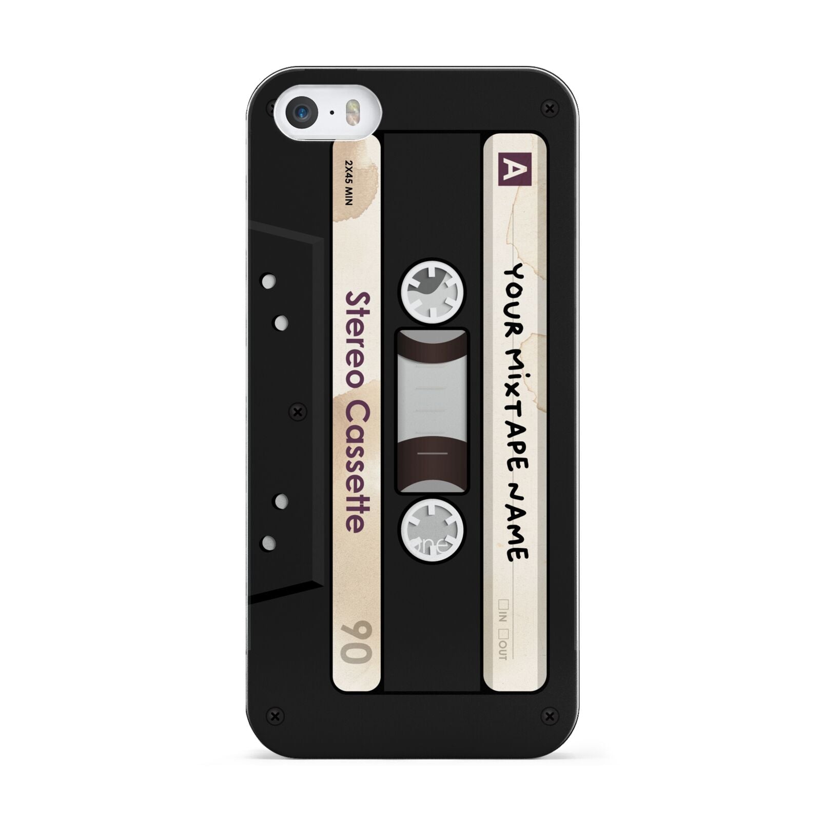 Personalised Classic Mixtape Apple iPhone 5 Case