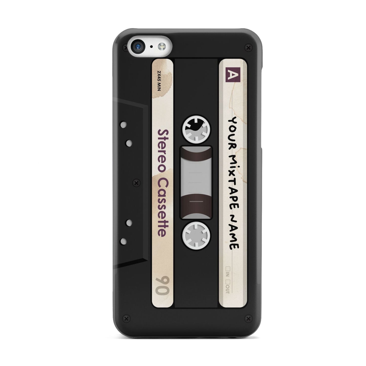 Personalised Classic Mixtape Apple iPhone 5c Case