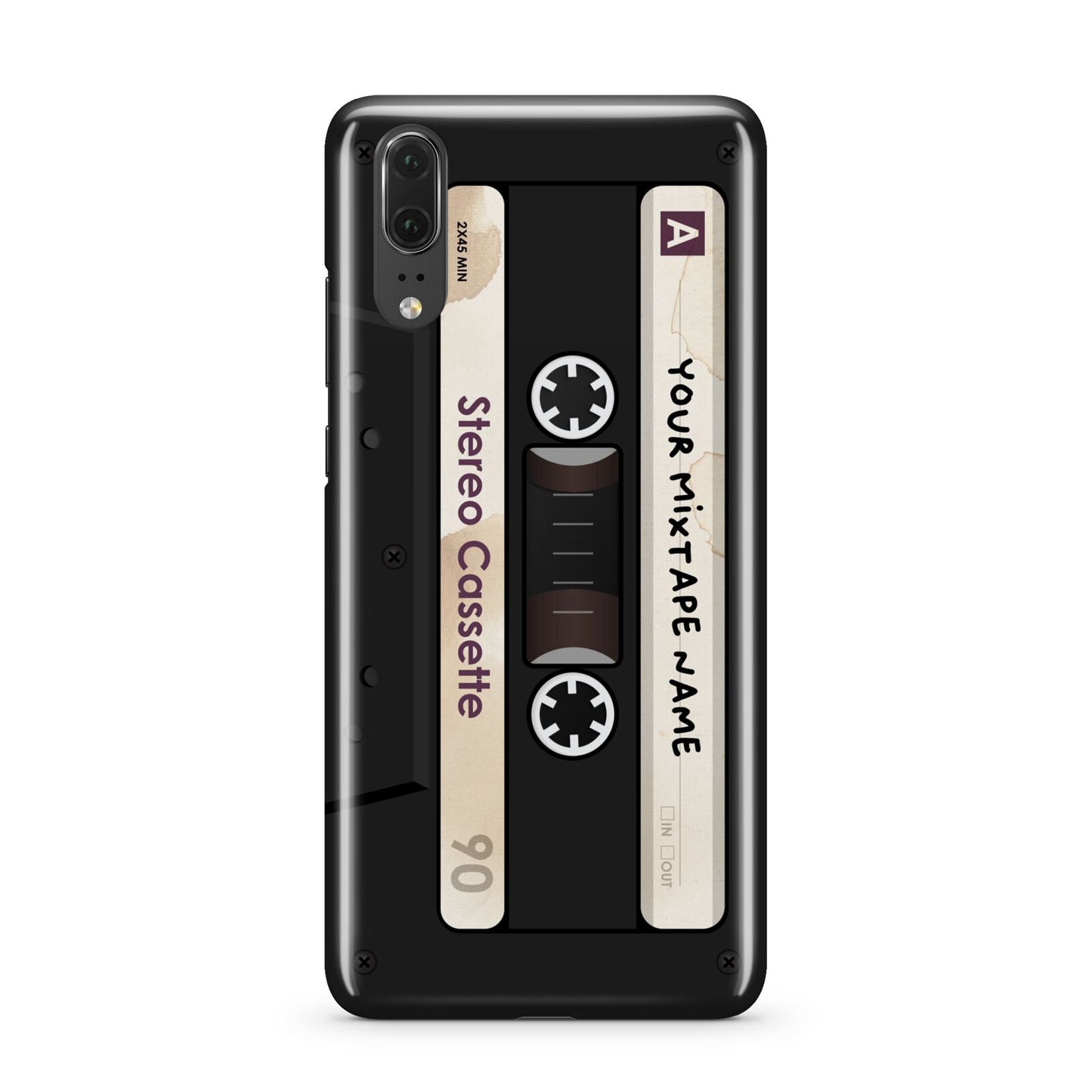 Personalised Classic Mixtape Huawei P20 Phone Case