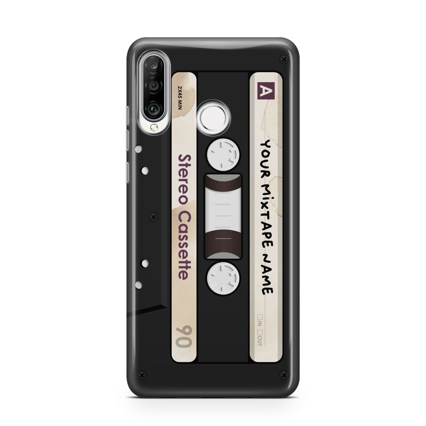 Personalised Classic Mixtape Huawei P30 Lite Phone Case