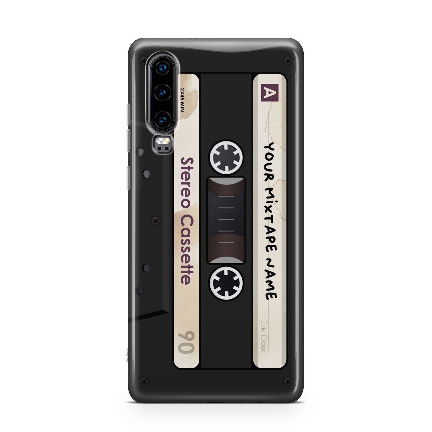 Personalised Classic Mixtape Huawei P30 Phone Case