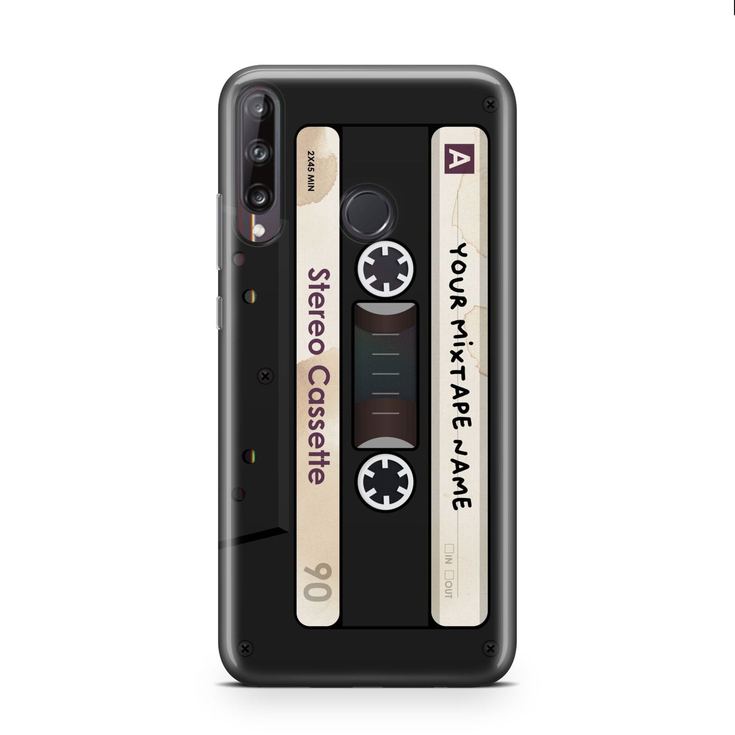 Personalised Classic Mixtape Huawei P40 Lite E Phone Case