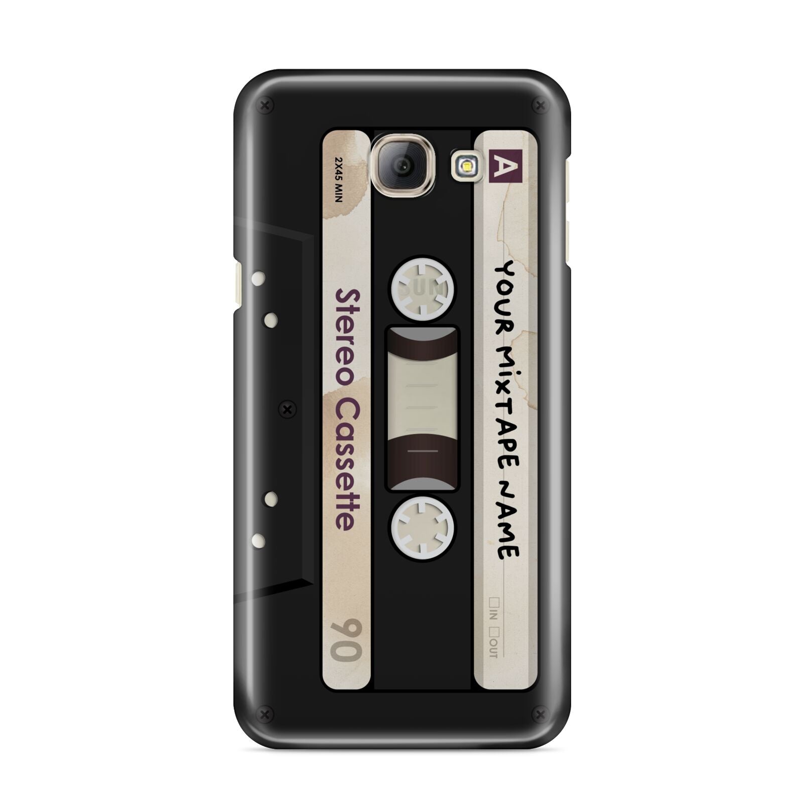 Personalised Classic Mixtape Samsung Galaxy A8 2016 Case