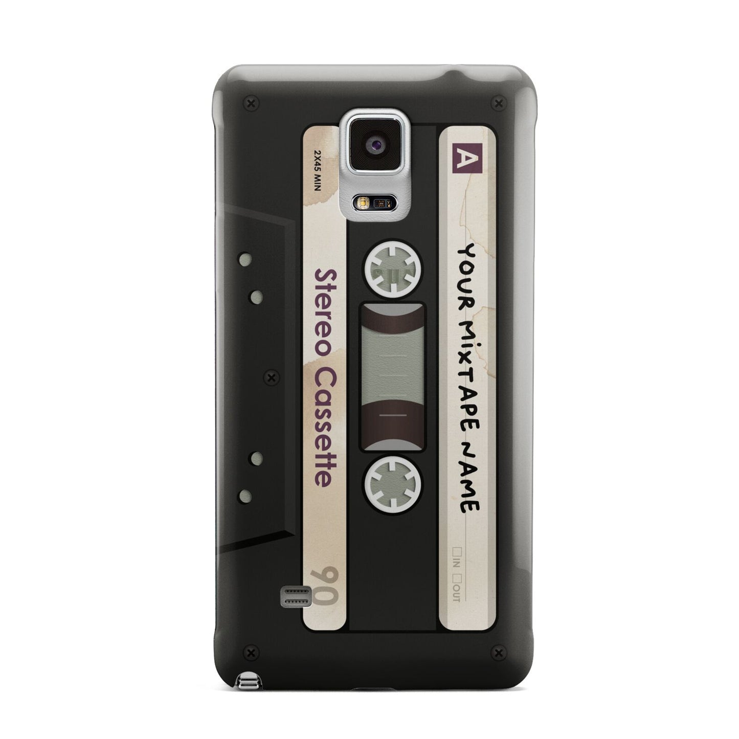 Personalised Classic Mixtape Samsung Galaxy Note 4 Case