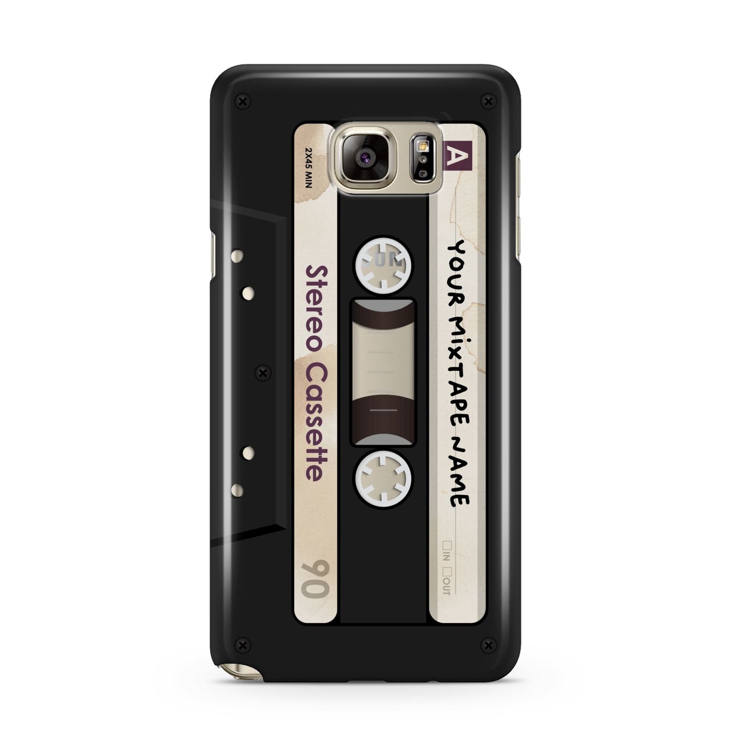 Personalised Classic Mixtape Samsung Galaxy Note 5 Case