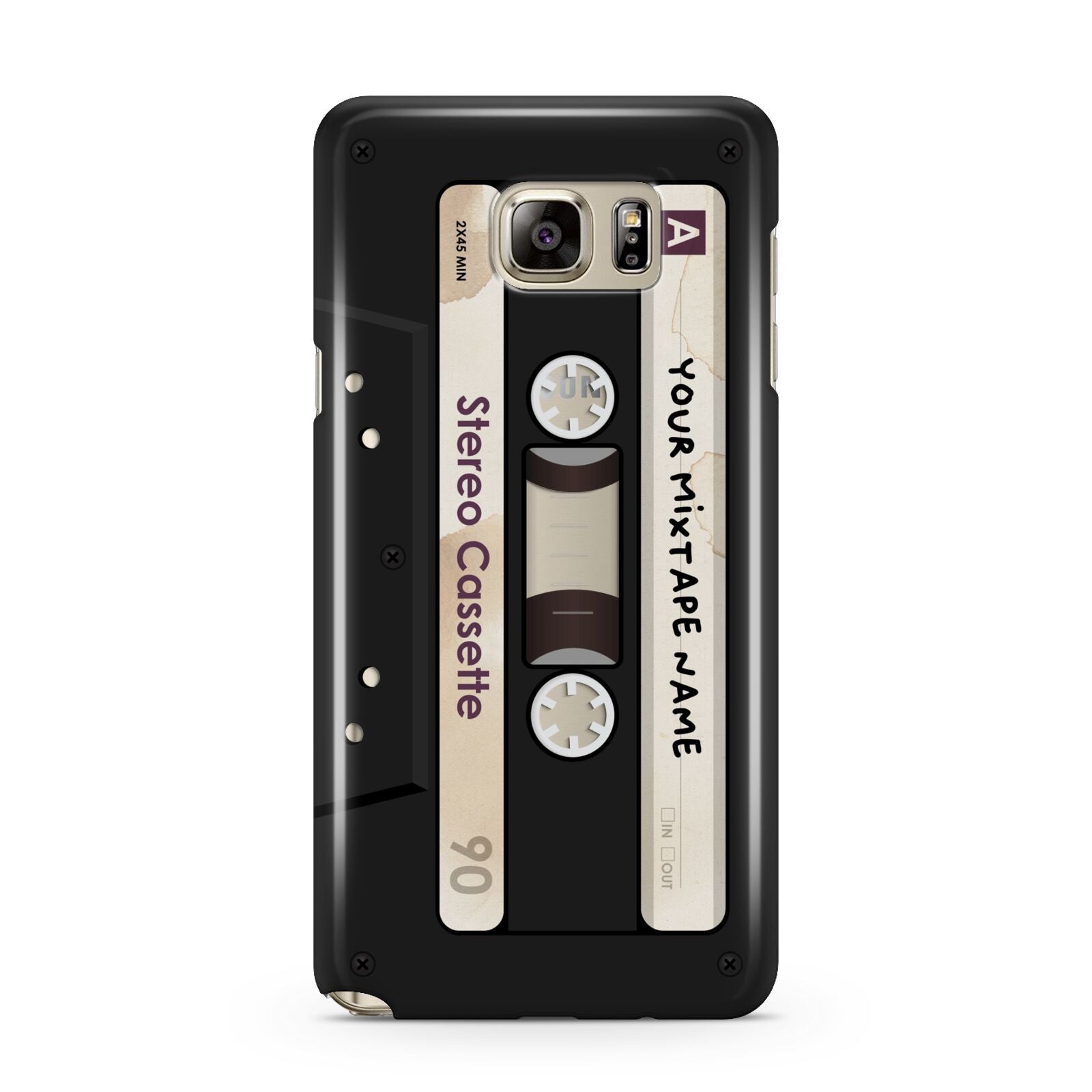 Personalised Classic Mixtape Samsung Galaxy Note 5 Case