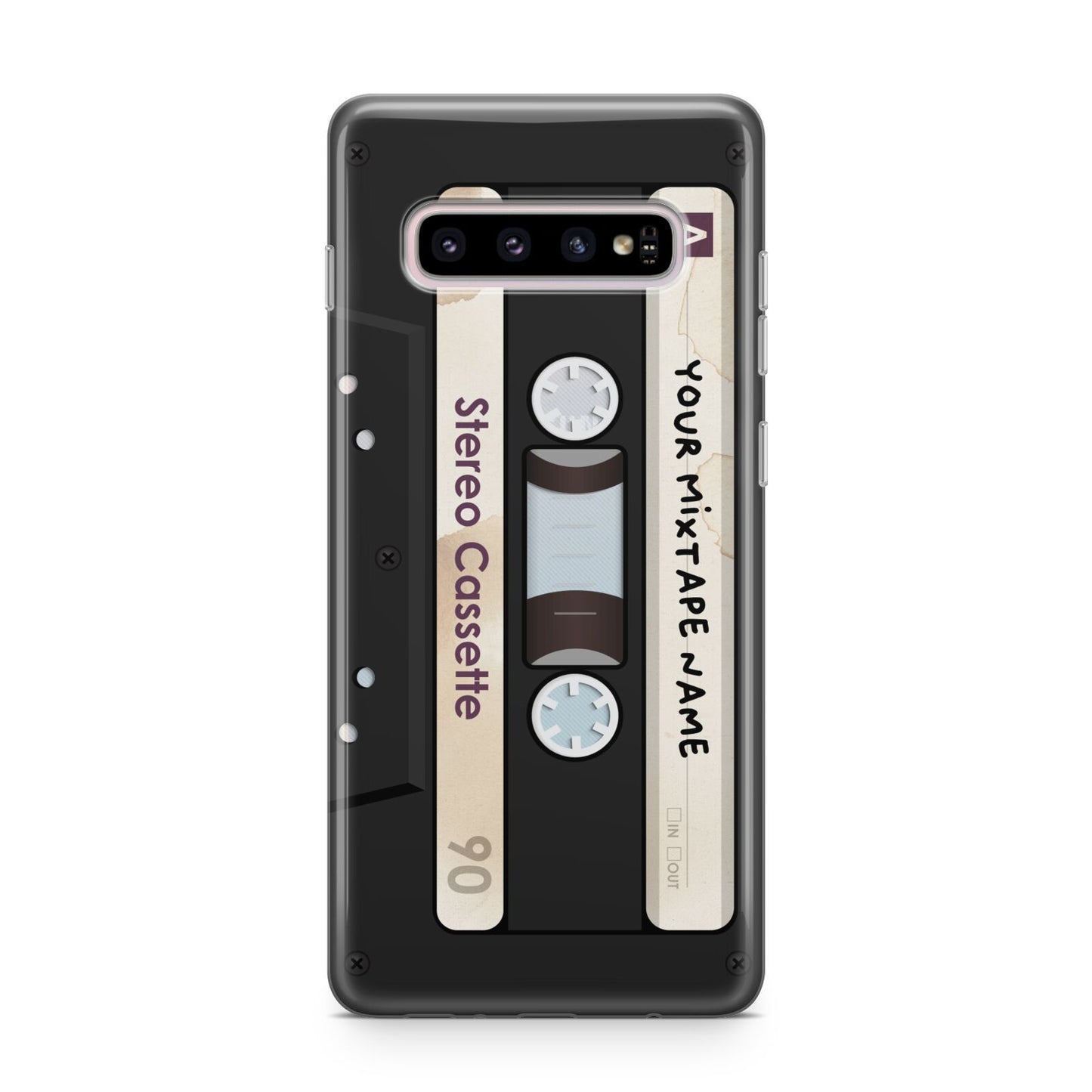 Personalised Classic Mixtape Samsung Galaxy S10 Plus Case