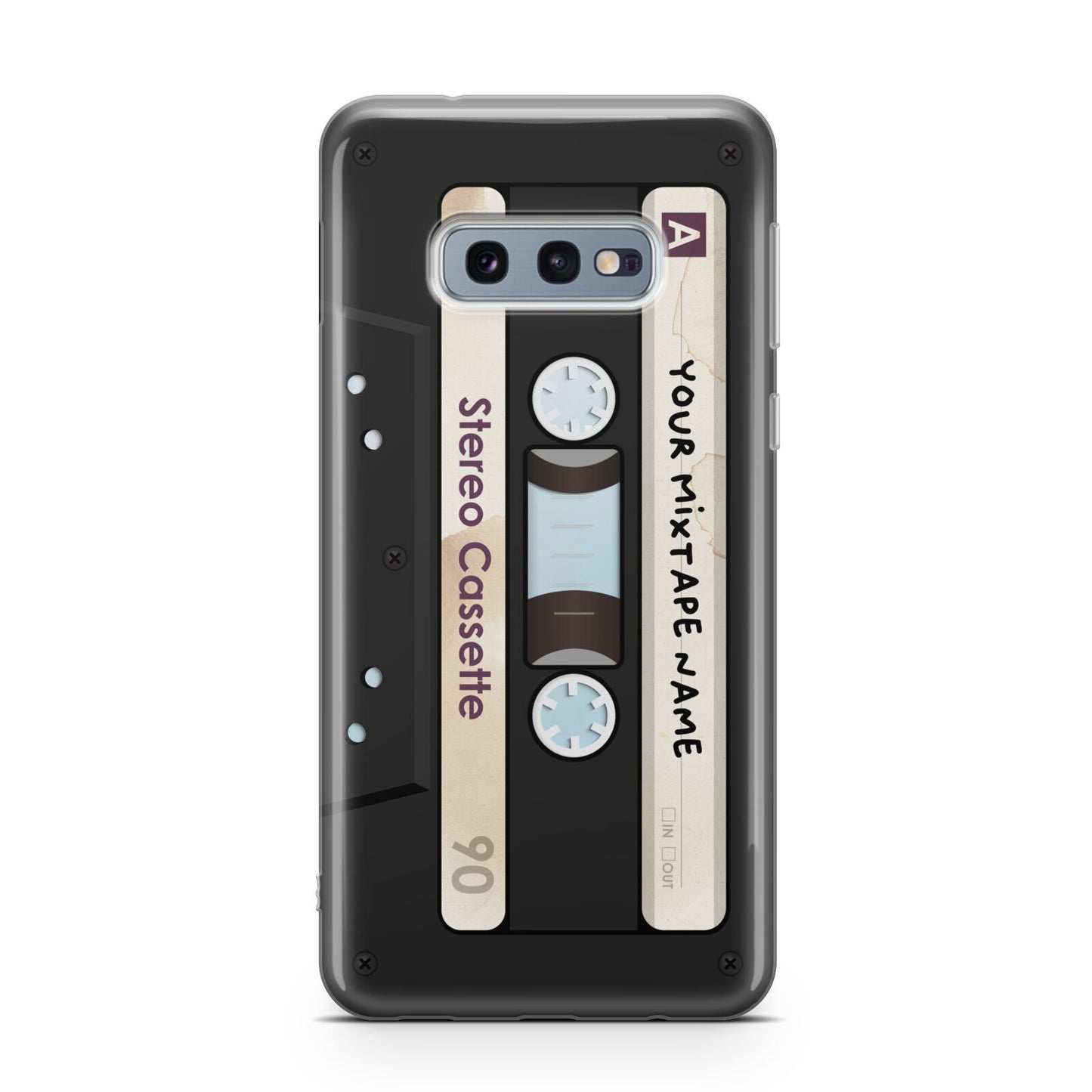 Personalised Classic Mixtape Samsung Galaxy S10E Case